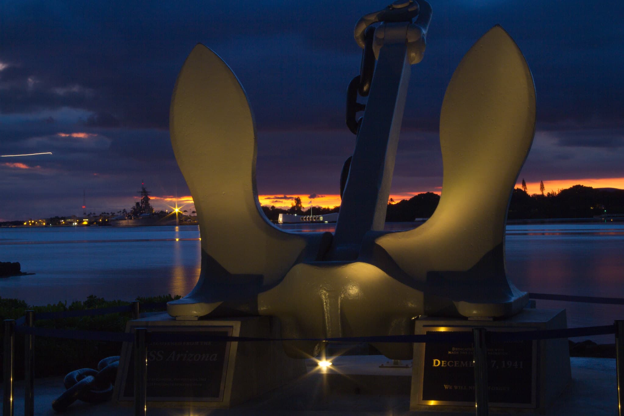 USS Arizona Anchor