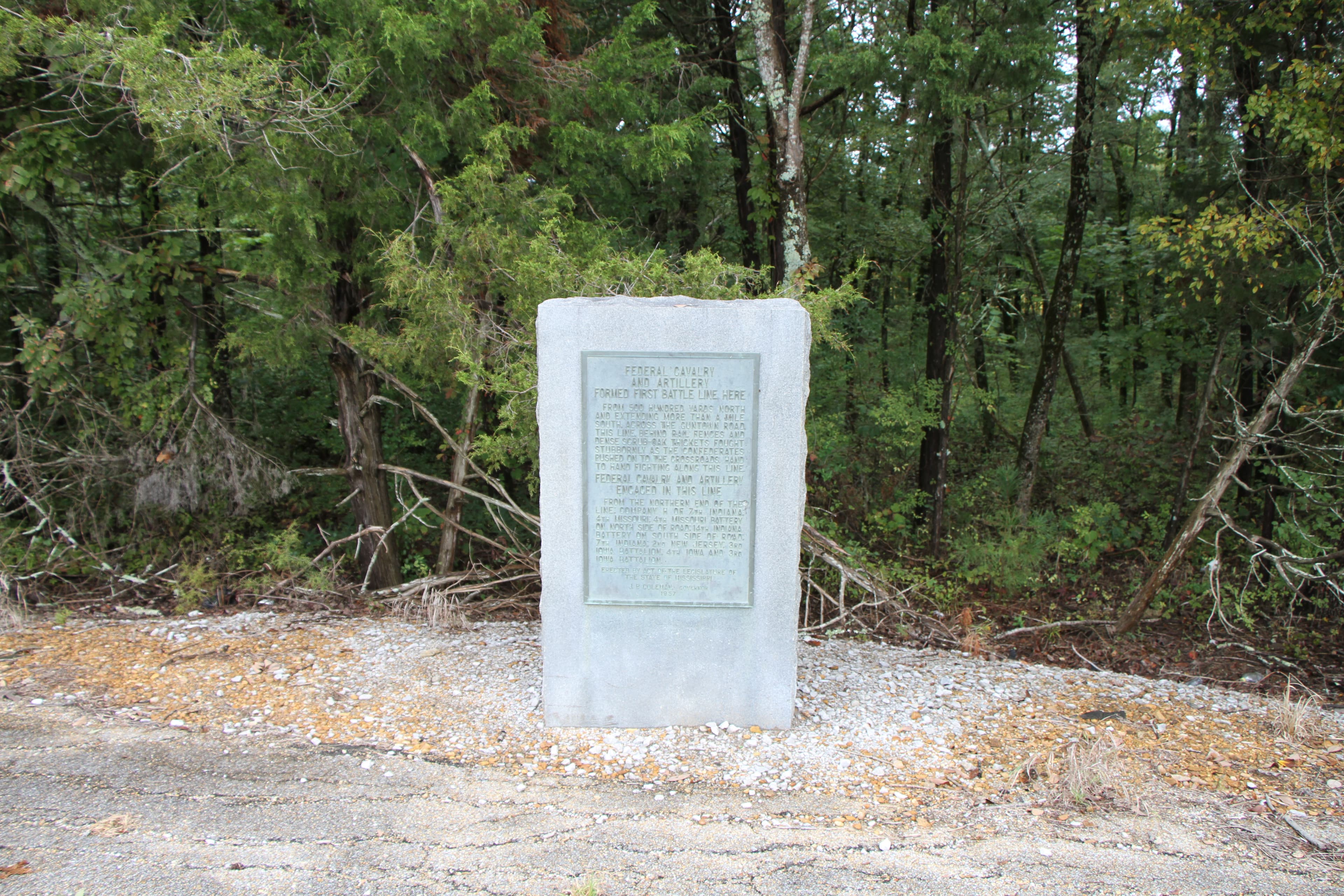 Tour Stop #3 - Federal Cavalry and Artillery Formed First Battle Line
