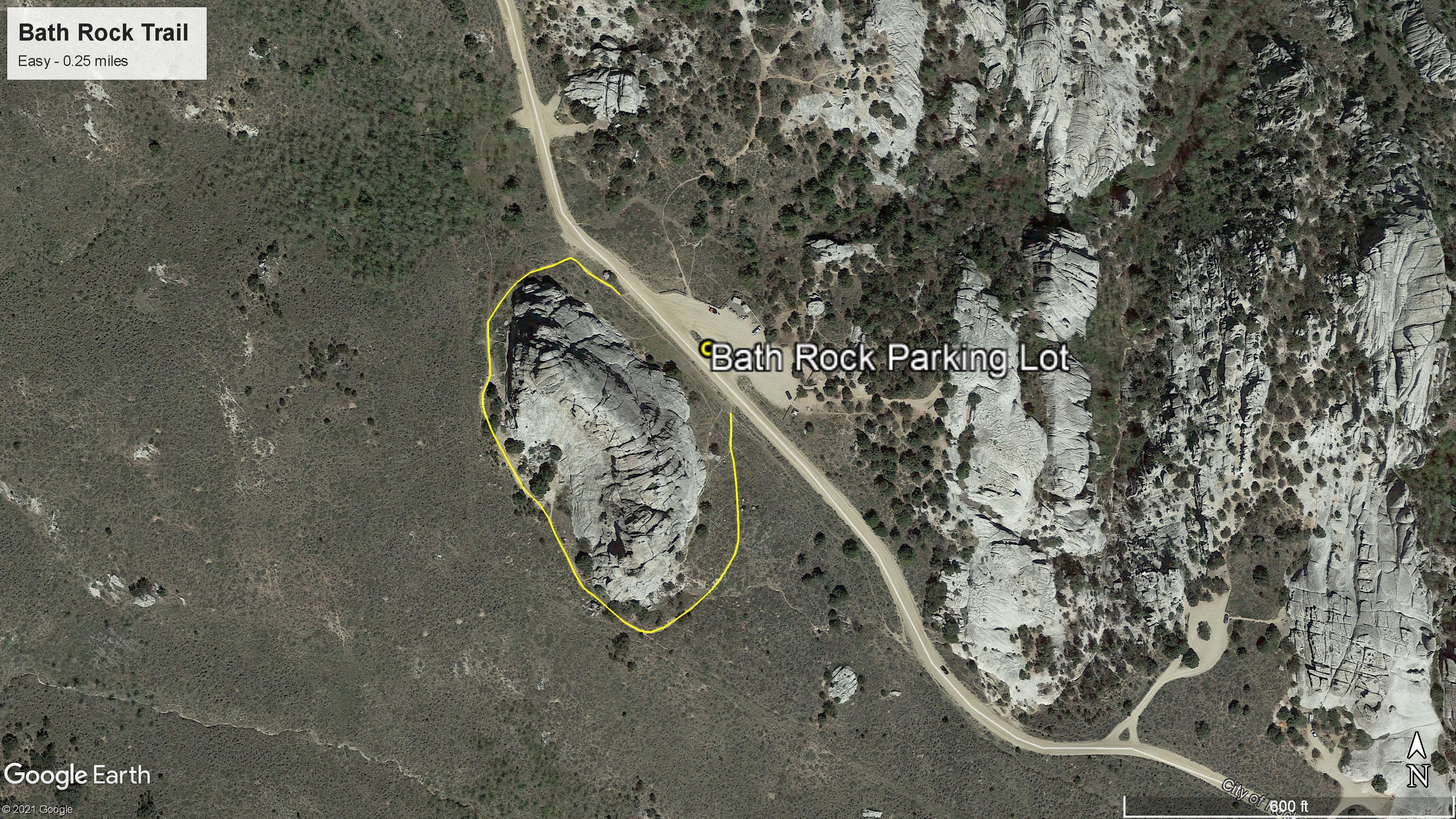 Bath Rock Trail - 0.25 miles