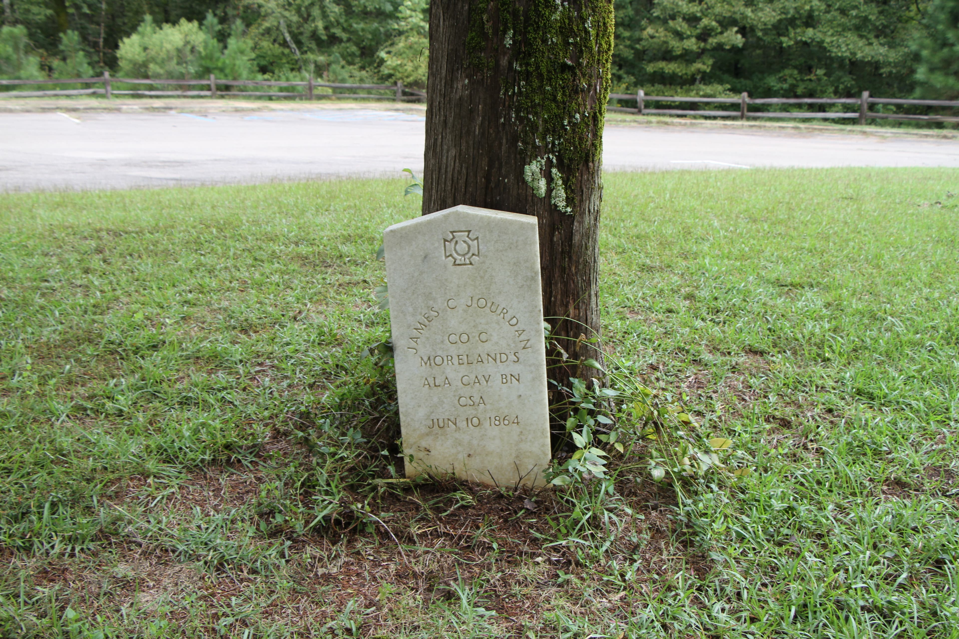 Tour Stop #9 - James Jourdan's Grave at the Battle of Brices Cross Roads