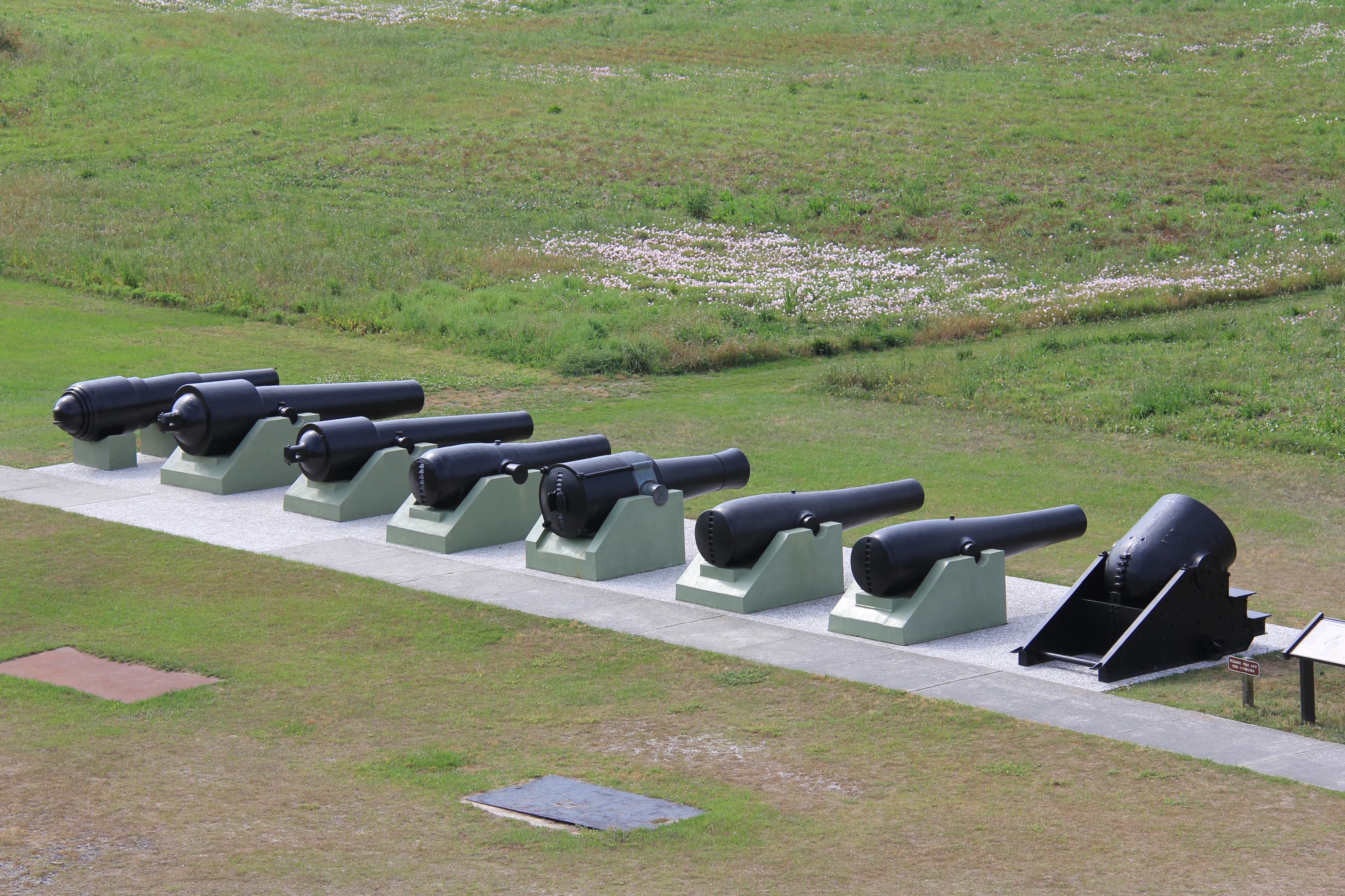 Cannon Row at Fort Moultrie