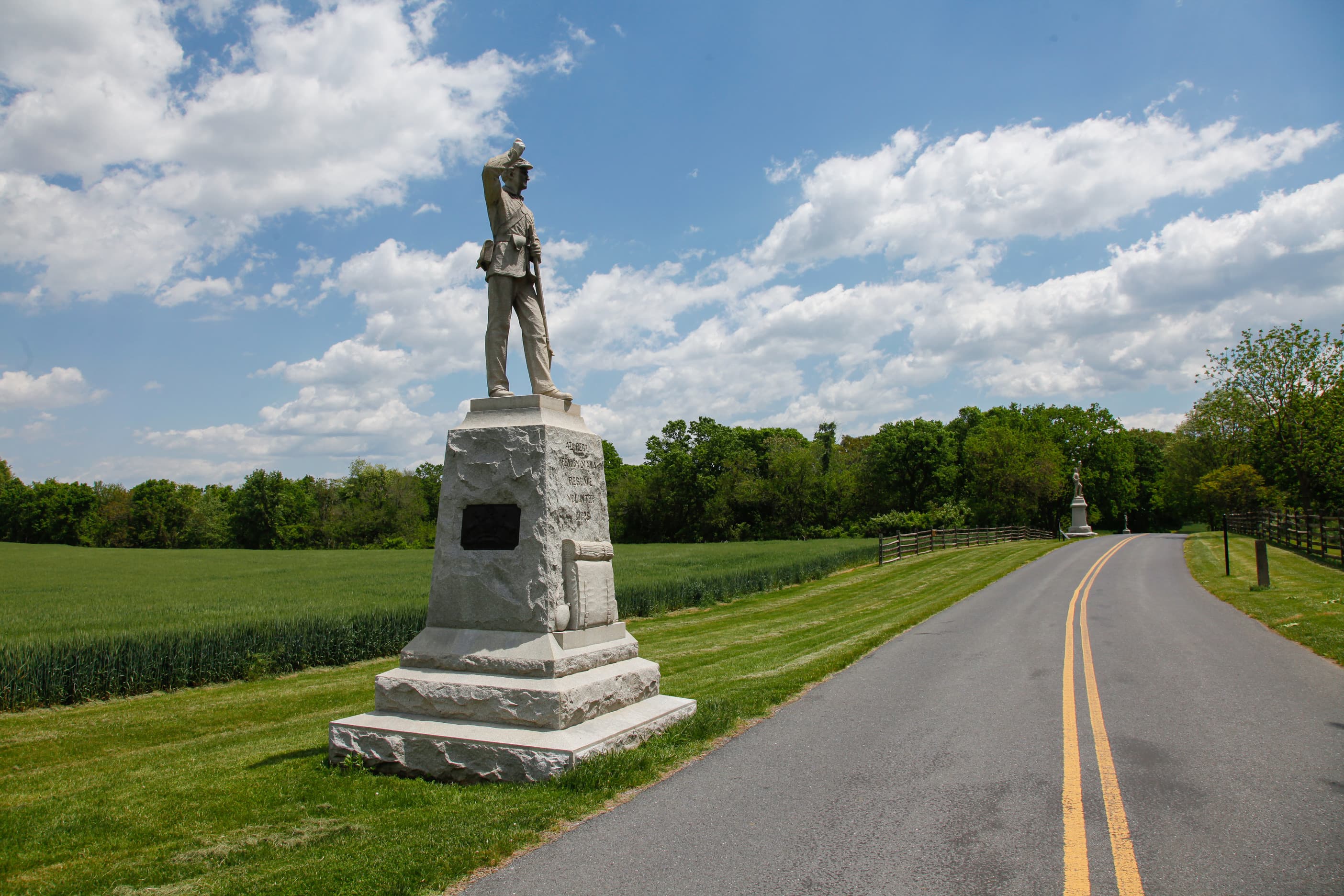 4th Pennsylvania Reserve Monument (33rd) Volunteer Infantry Monument