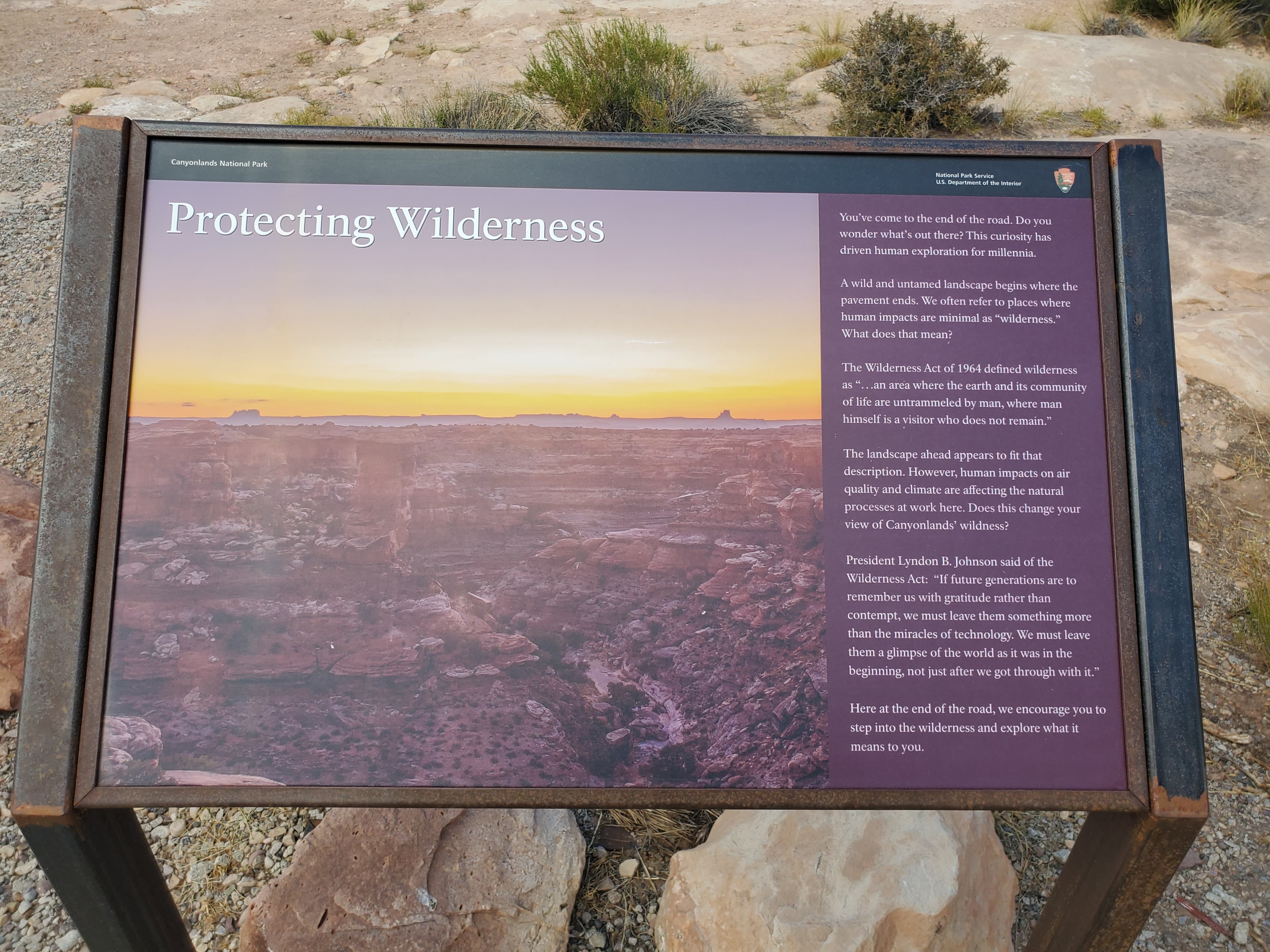 Big Spring Canyon Overlook: Protecting Wilderness