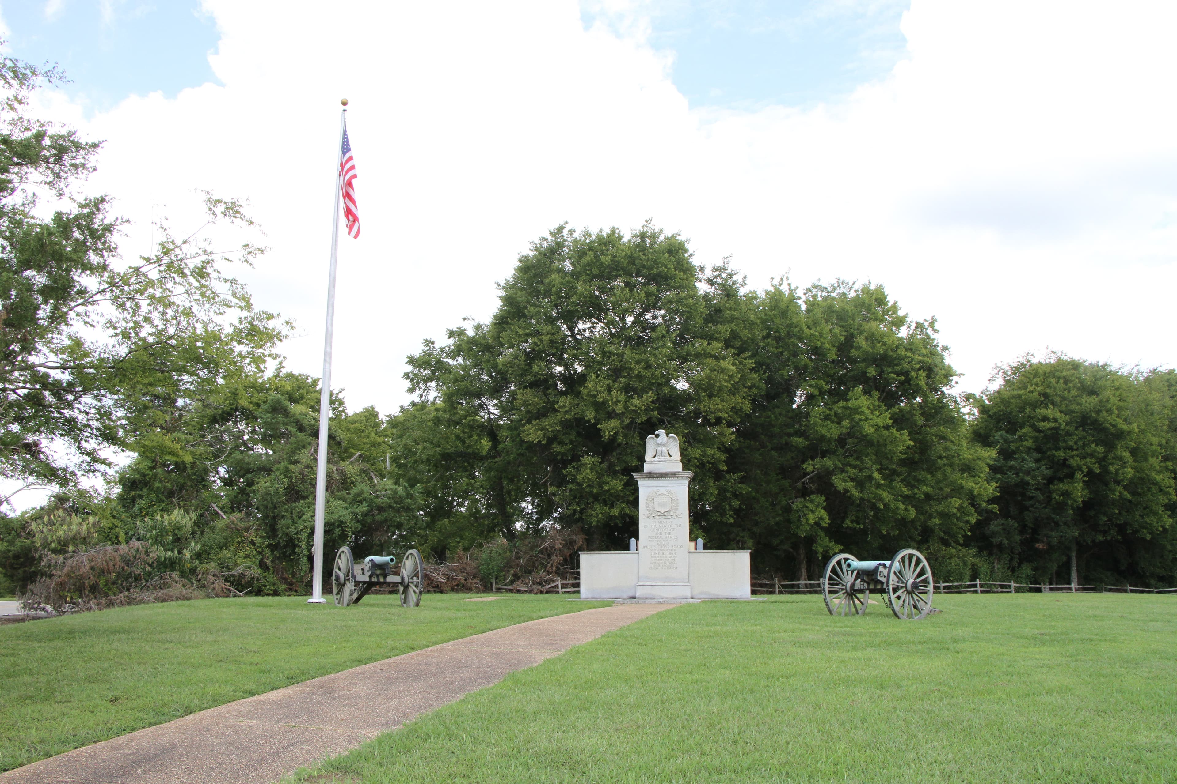 Tour Stop #6 - Brices Cross Roads National Battlefield Monument