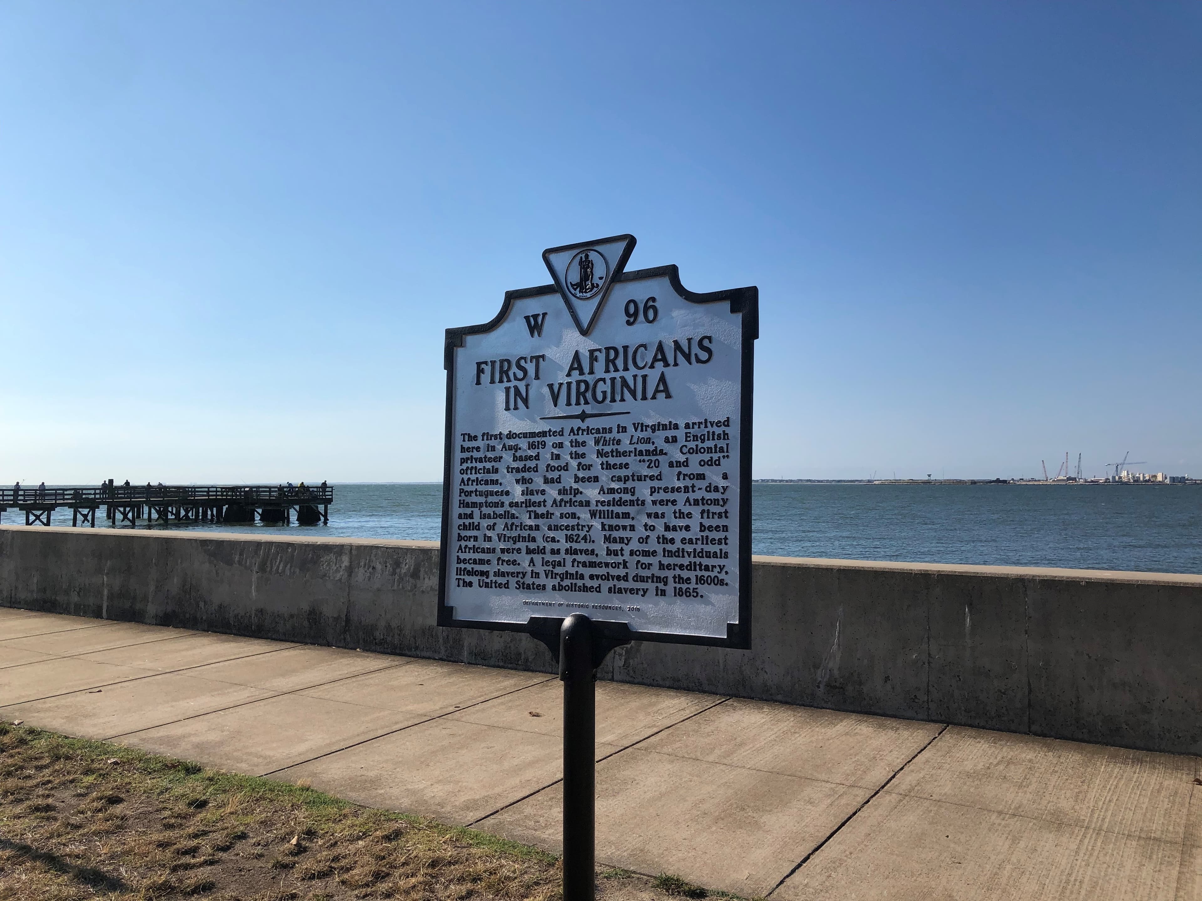 First Africans in Virginia Marker