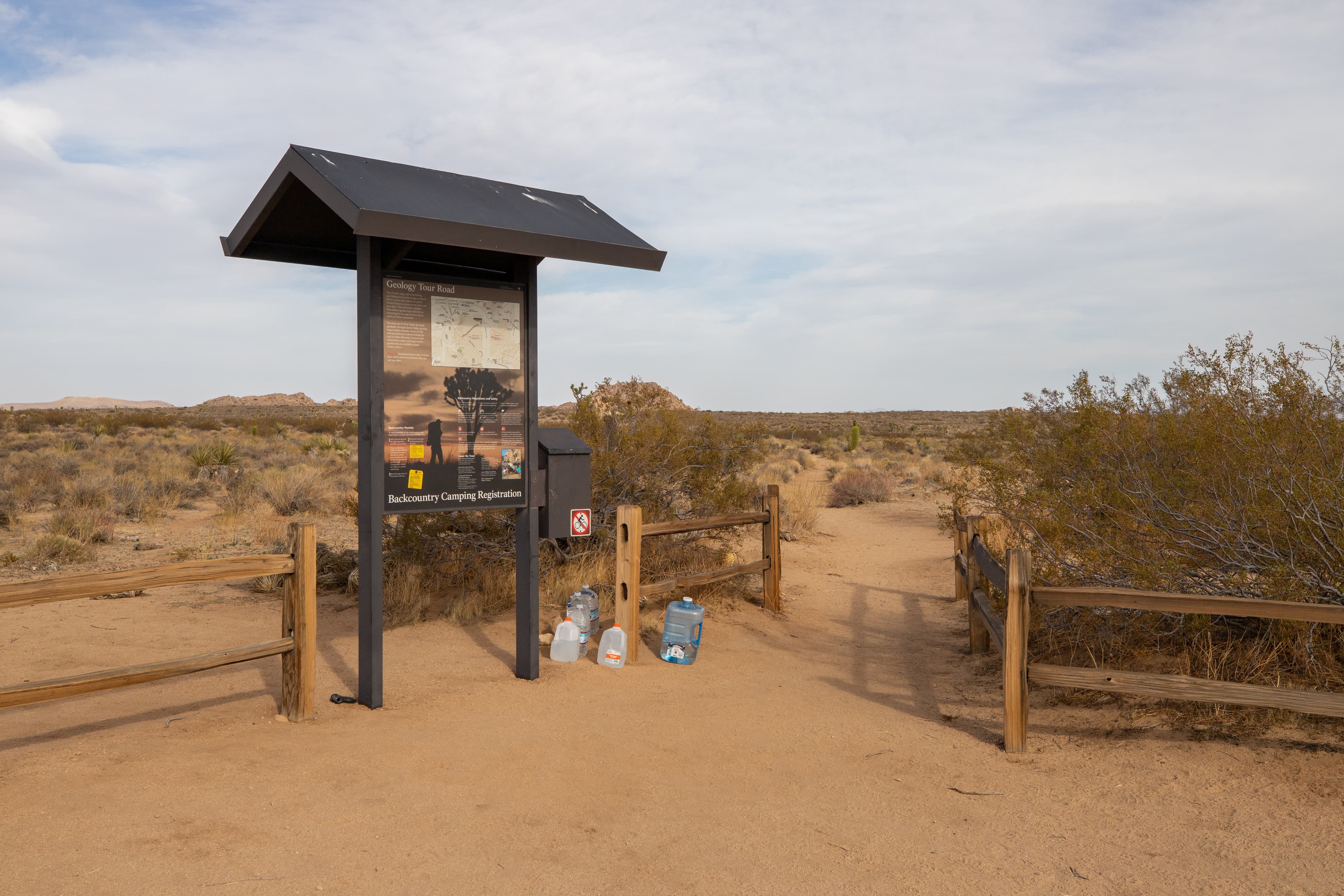 California Riding and Hiking Trail at Geology Tour Road