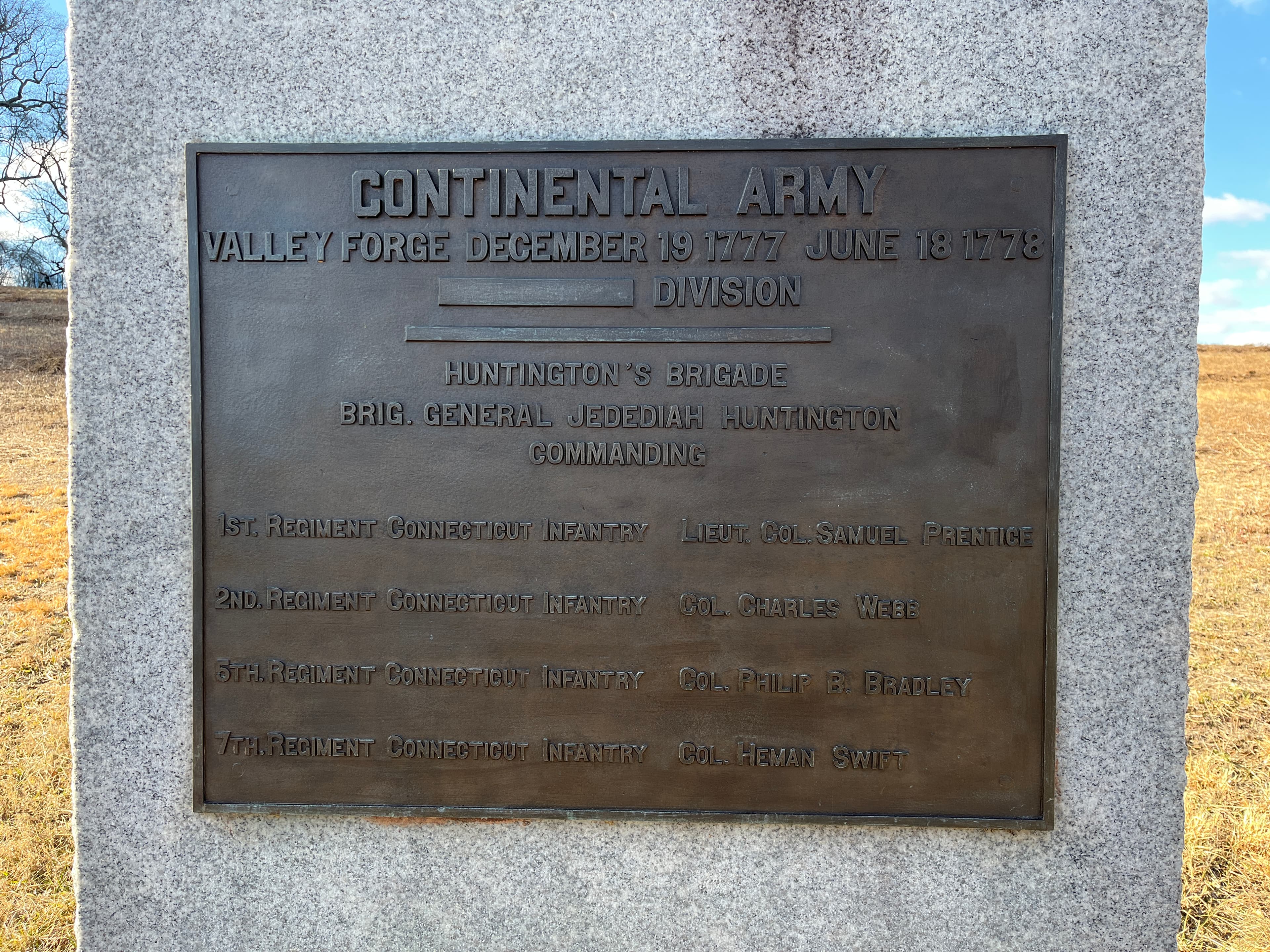 Huntington's Brigade Monument