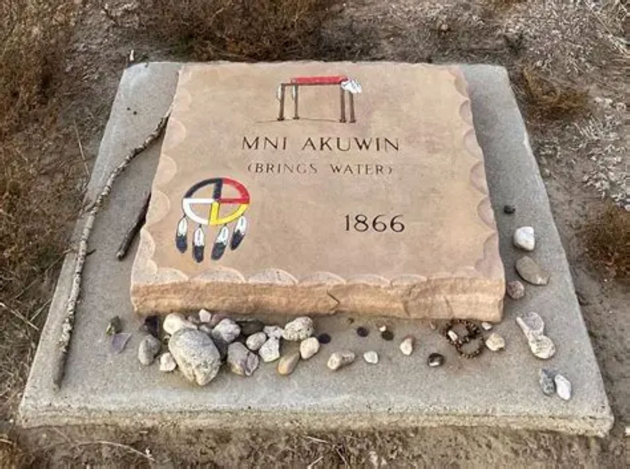 Burial of Mni Akuwin 1866