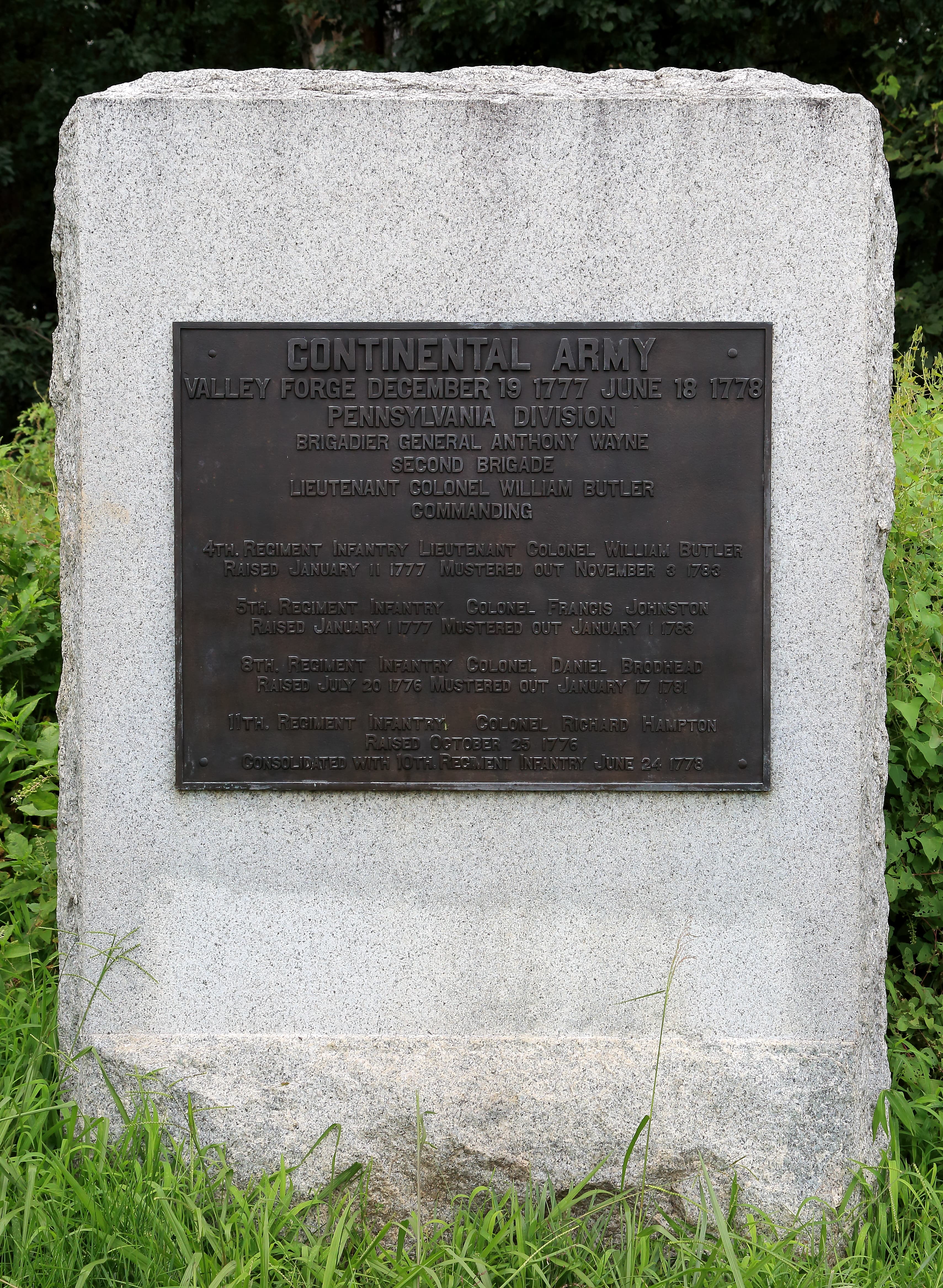 Butler's Brigade Monument
