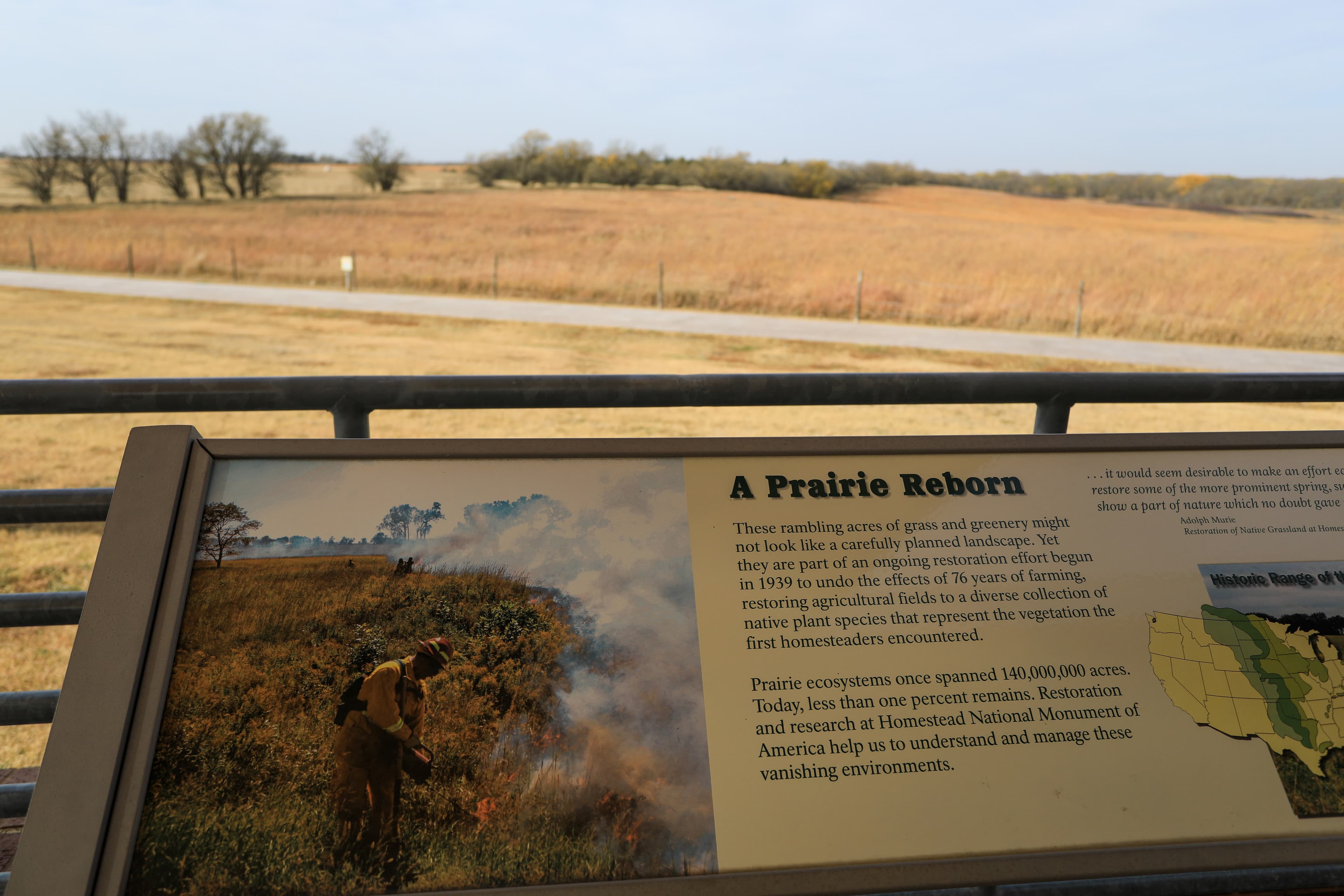 A Prairie Reborn, wayside exhibit