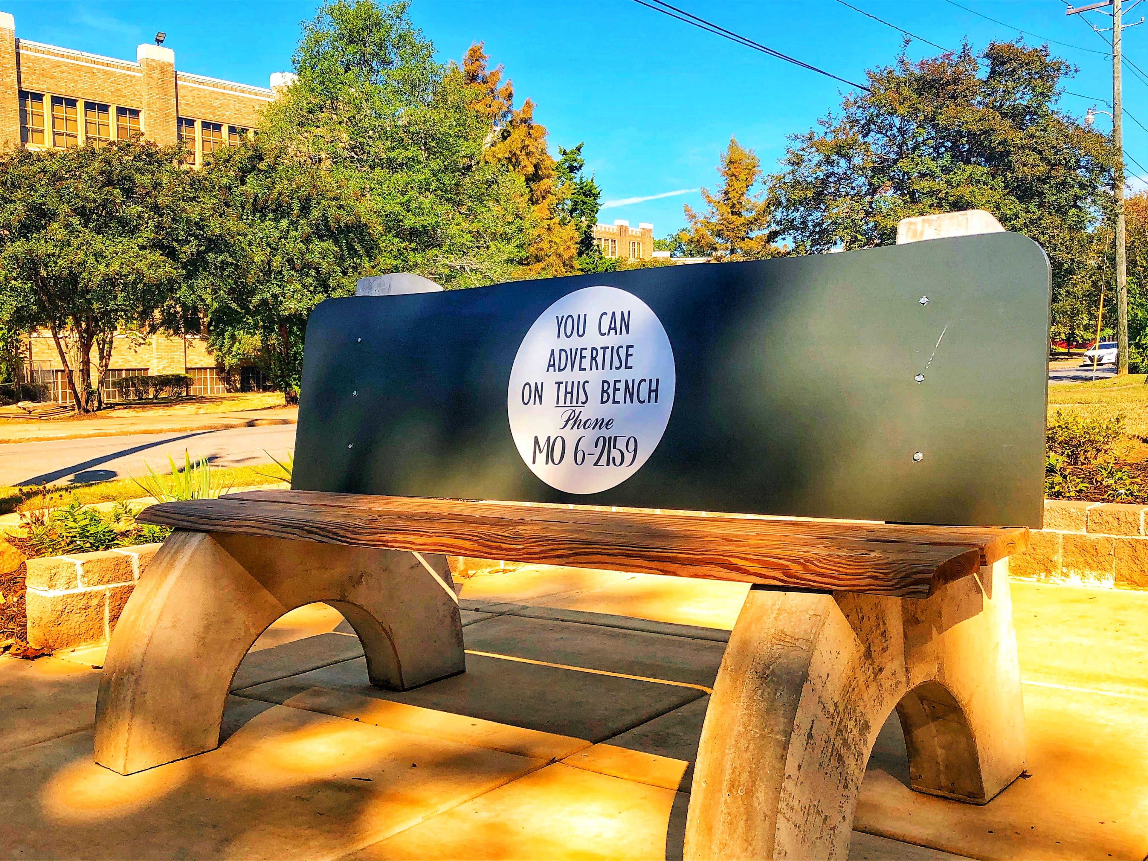 Elizabeth Eckford Bus Bench