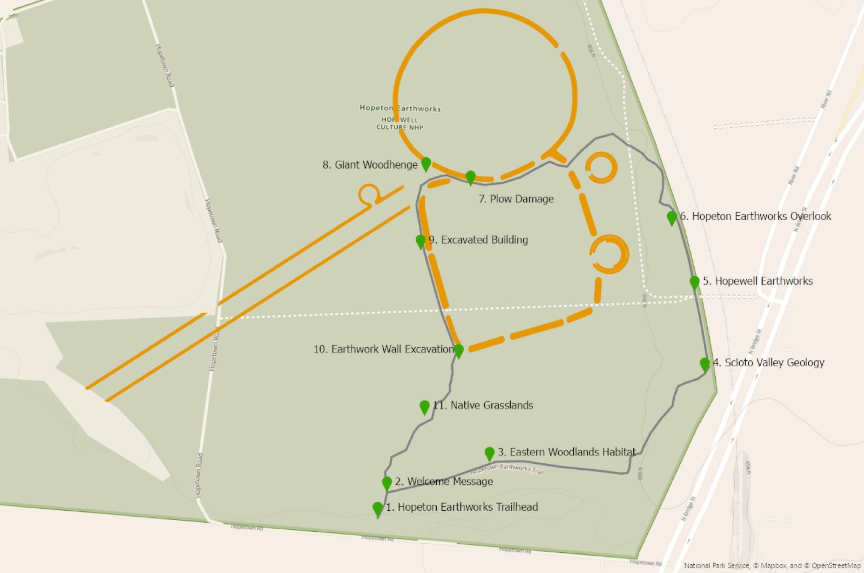 Hopeton Earthworks Trailhead