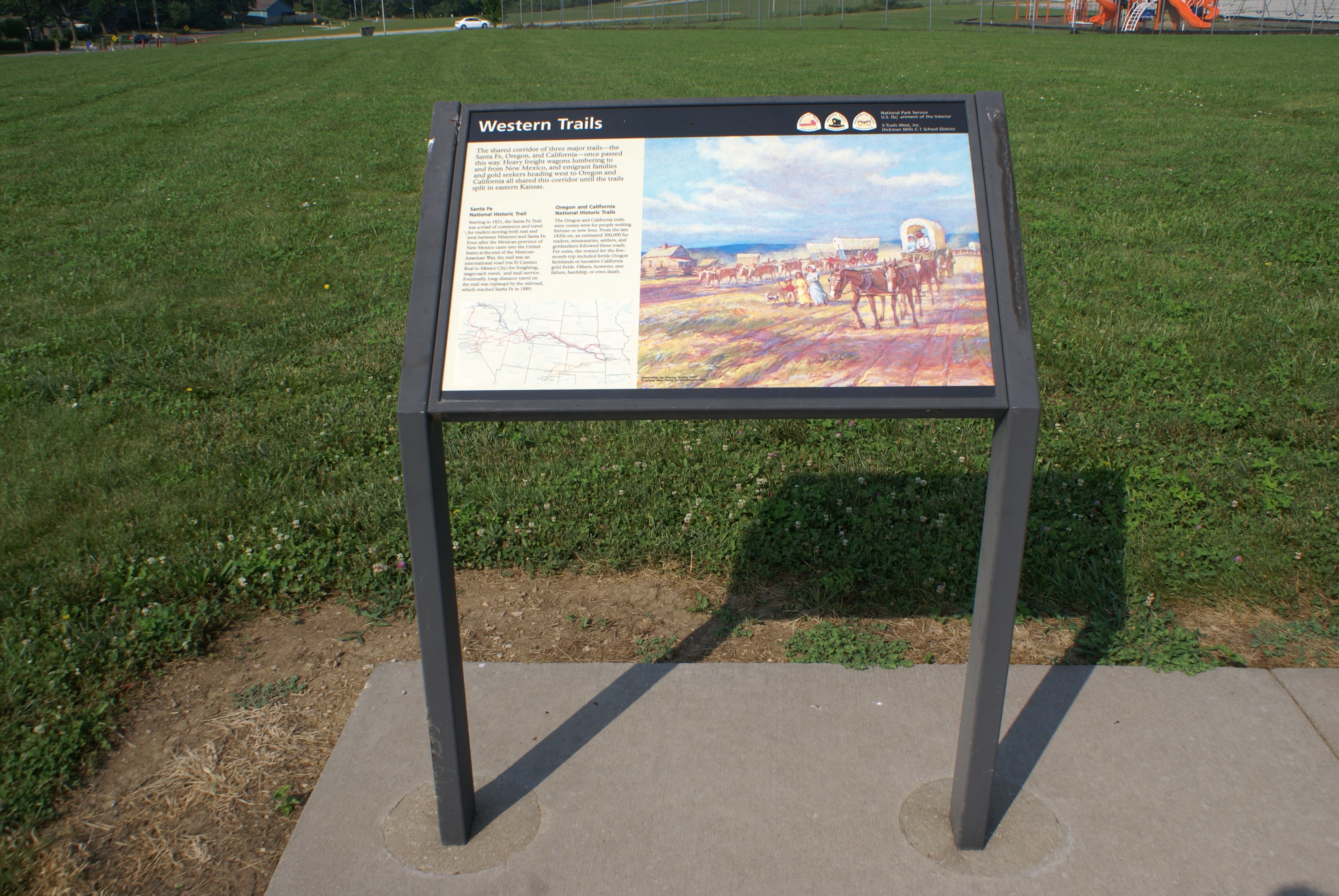 3 Trails Greenway, Hickman Mills School District Segment, Kansas City