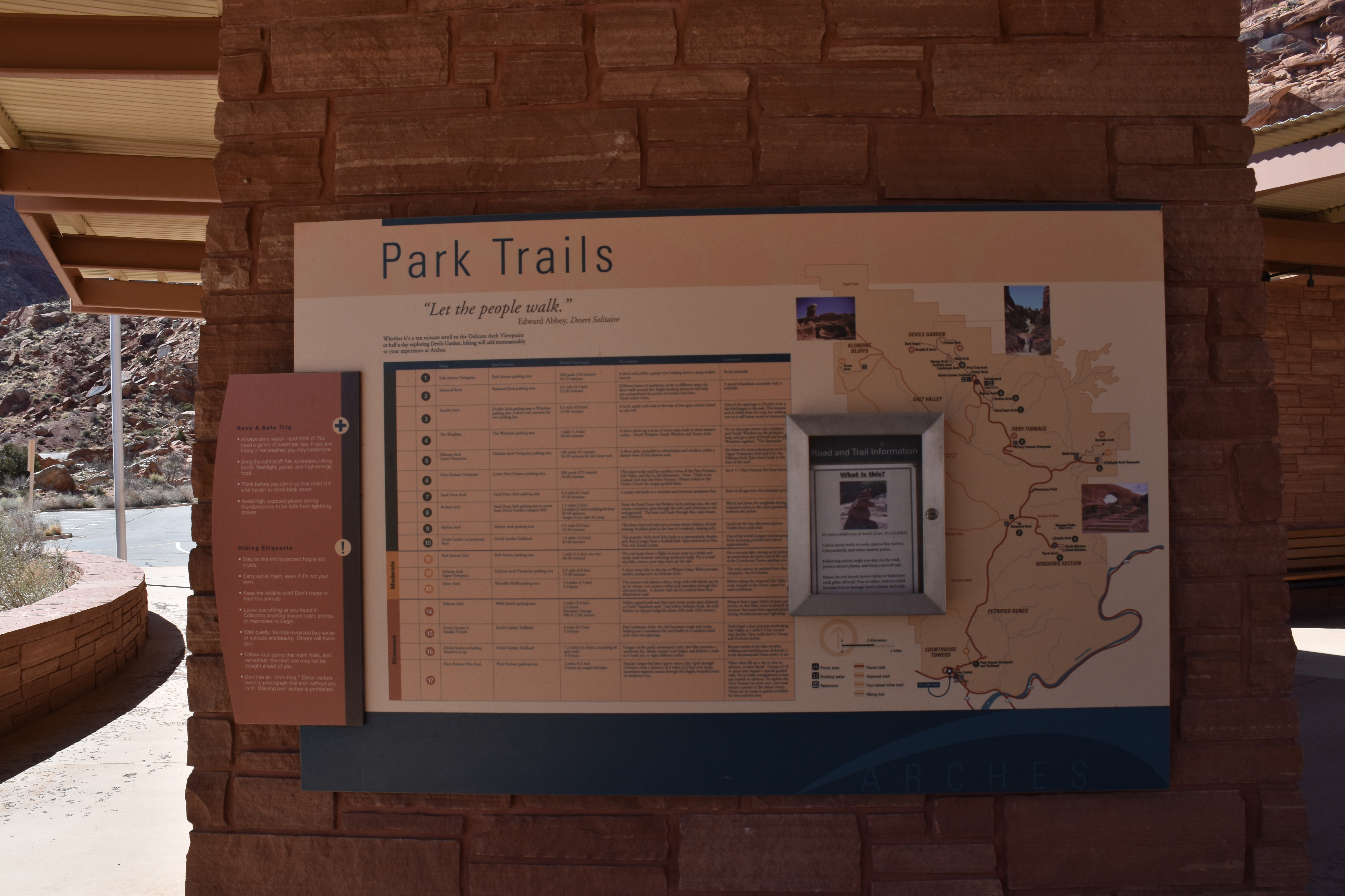Arches Visitor Center Exterior Zone 4