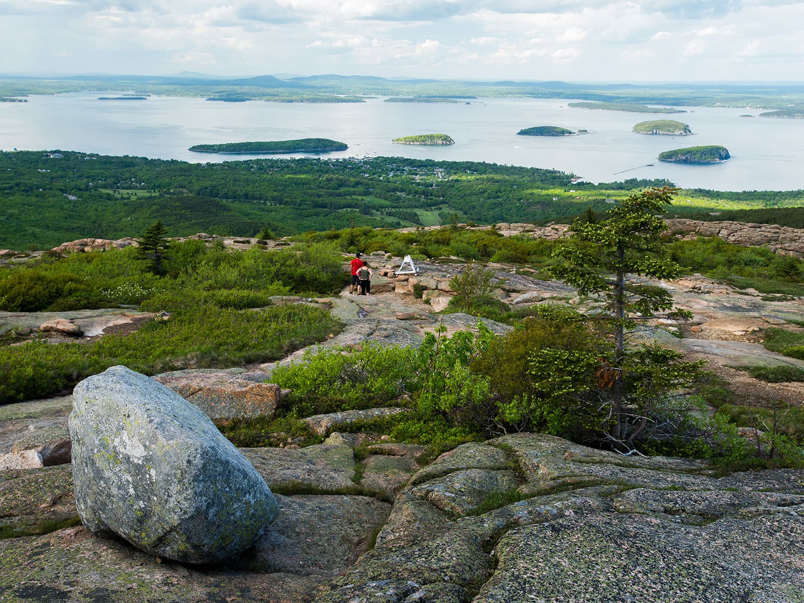 Acadia Earthcache Course Stop Three: Jellybean Glacial Erratic