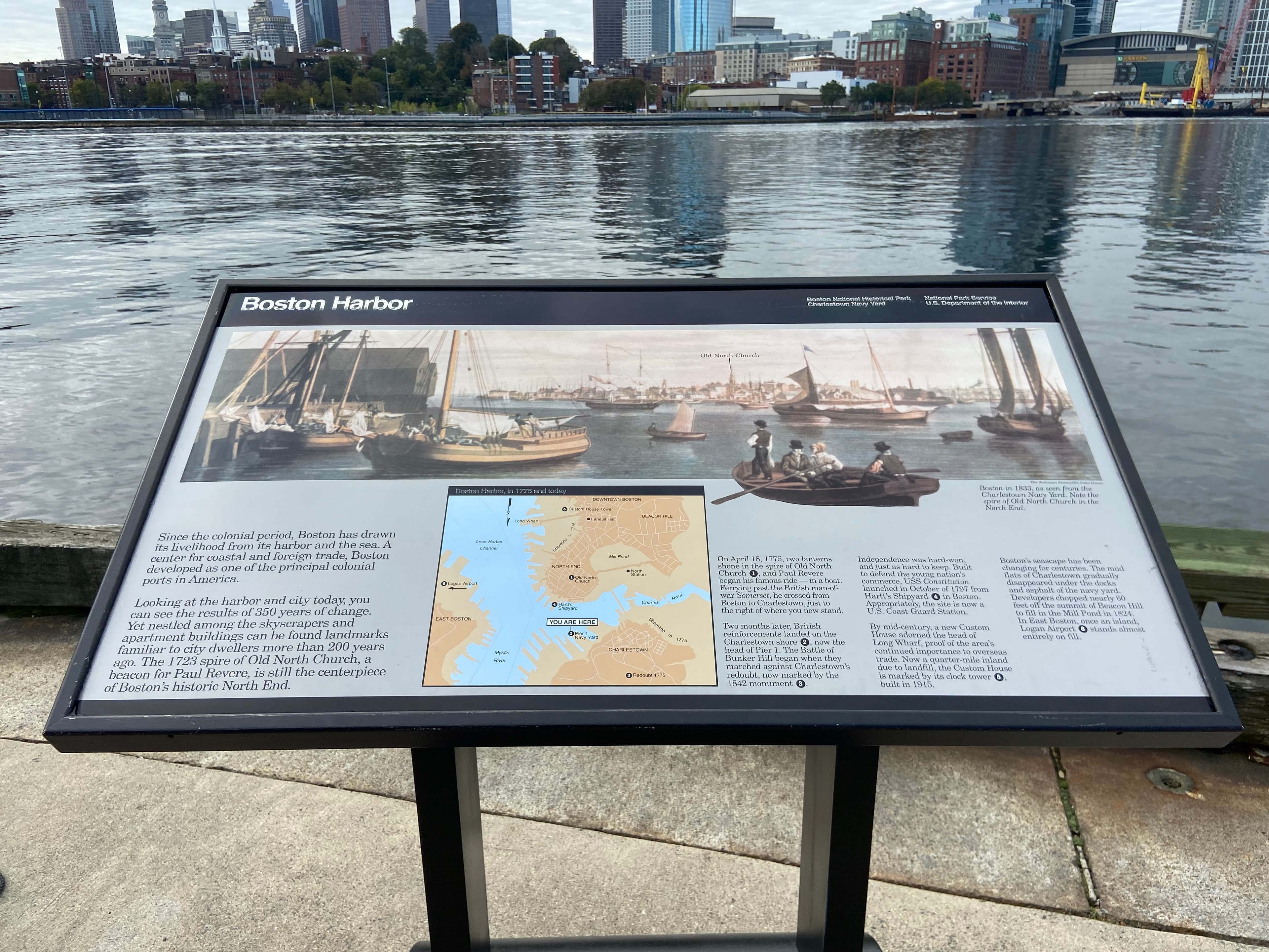 "Boston Harbor" Sign