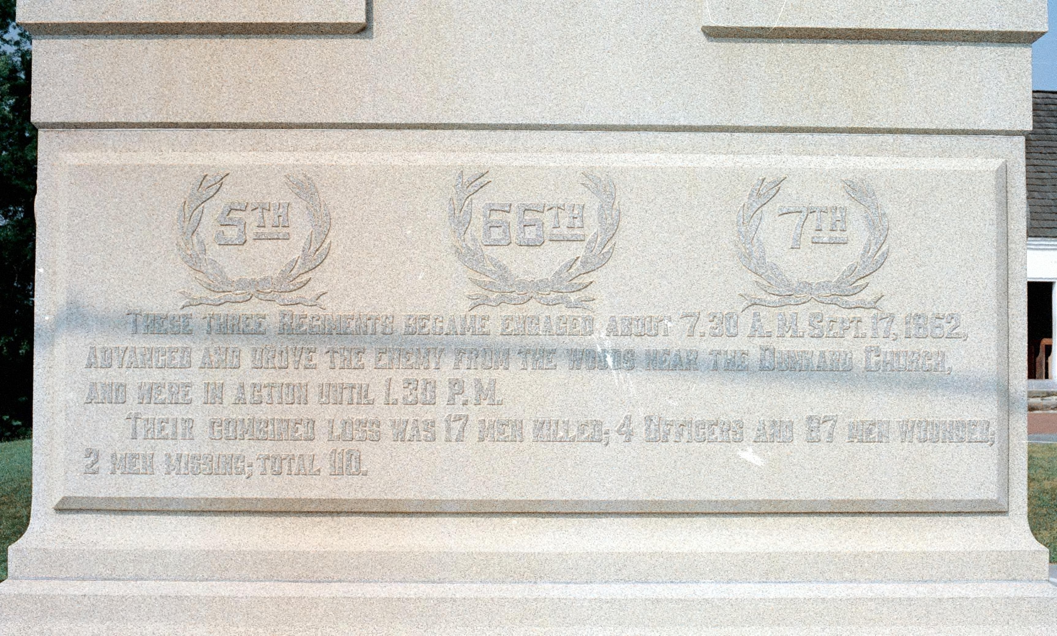5th, 7th, and 66th Ohio Infantry Monument
