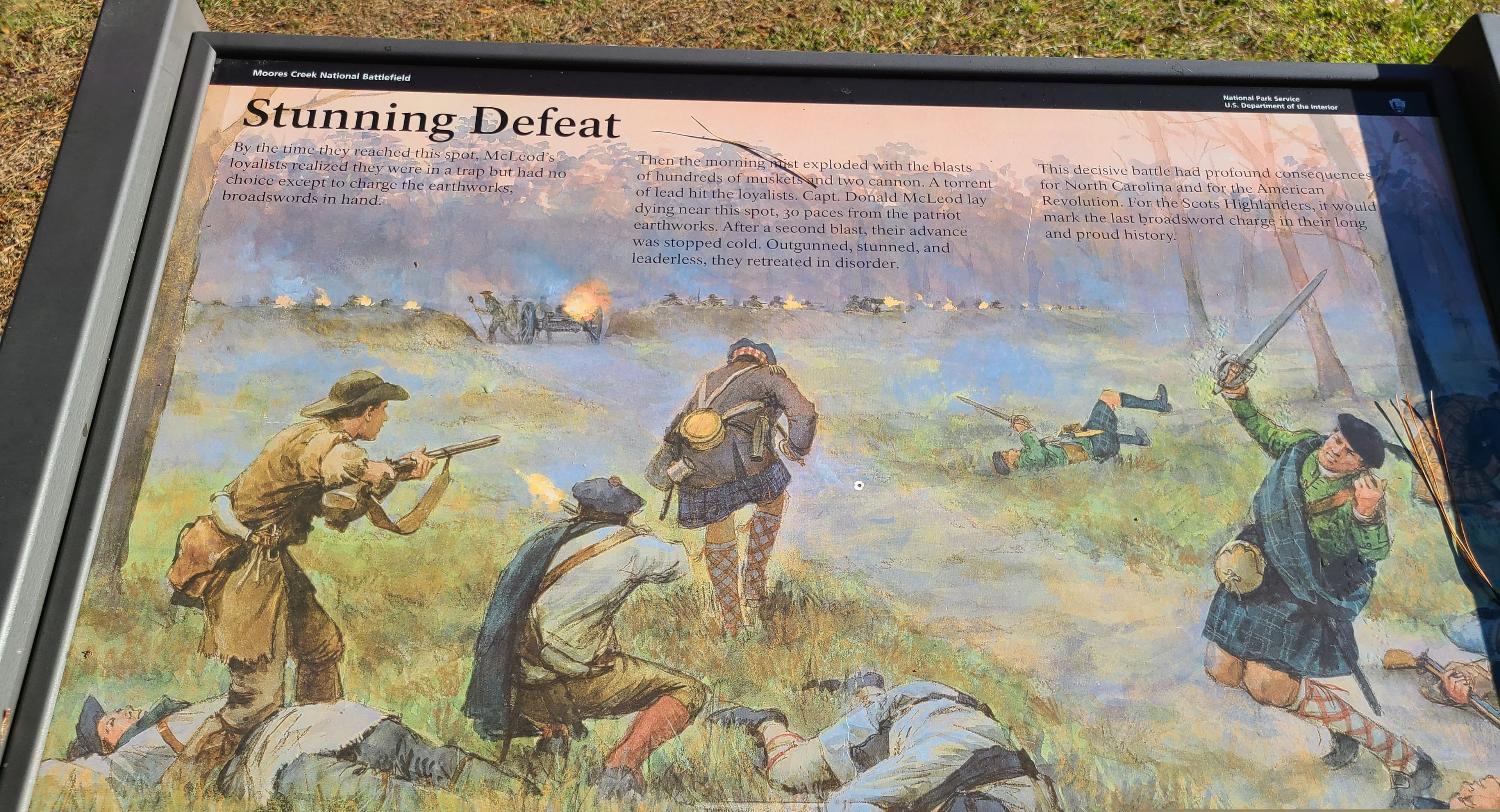A Stunning Defeat Wayside Exhibit