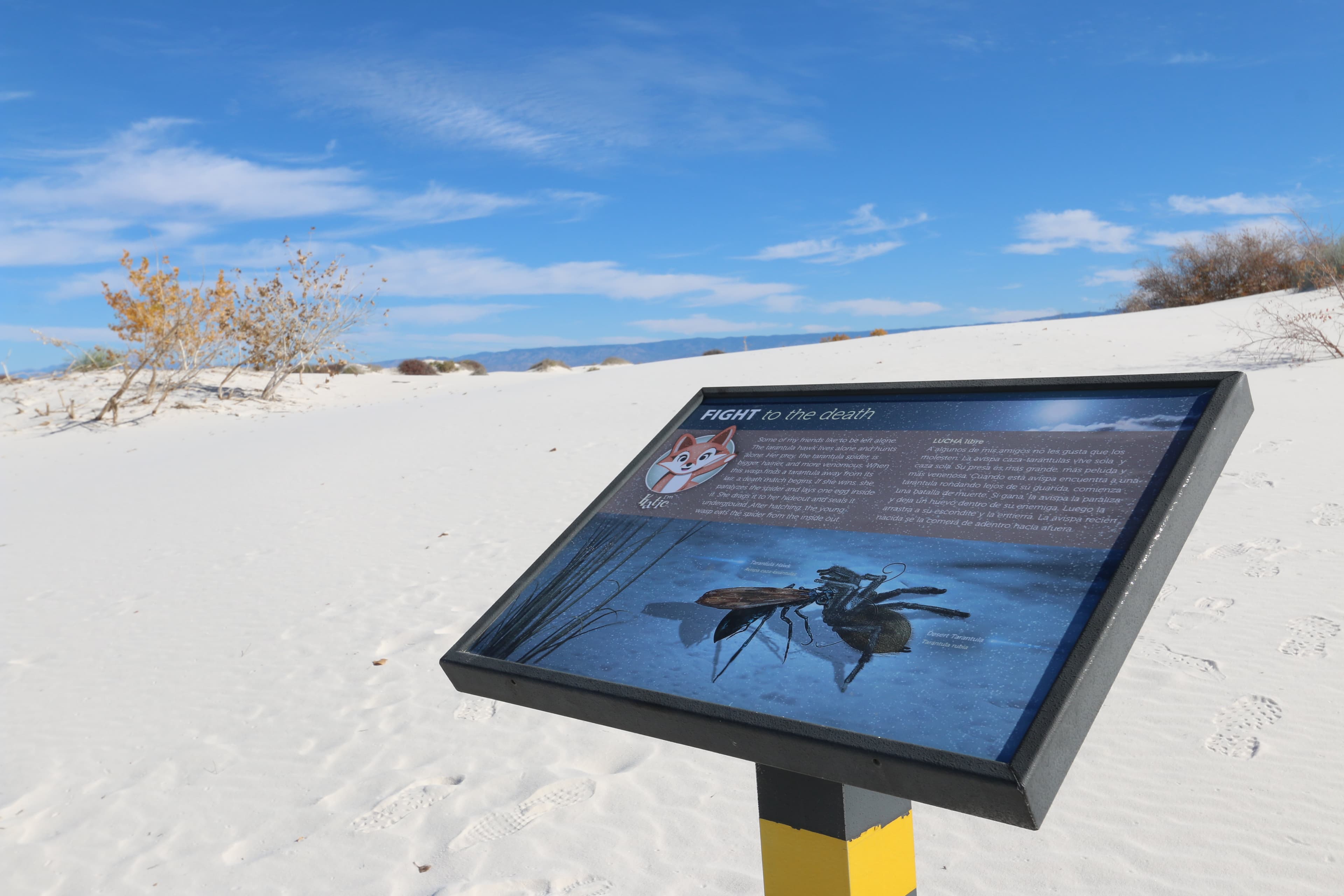 "Fight to the Death" Interpretive Sign