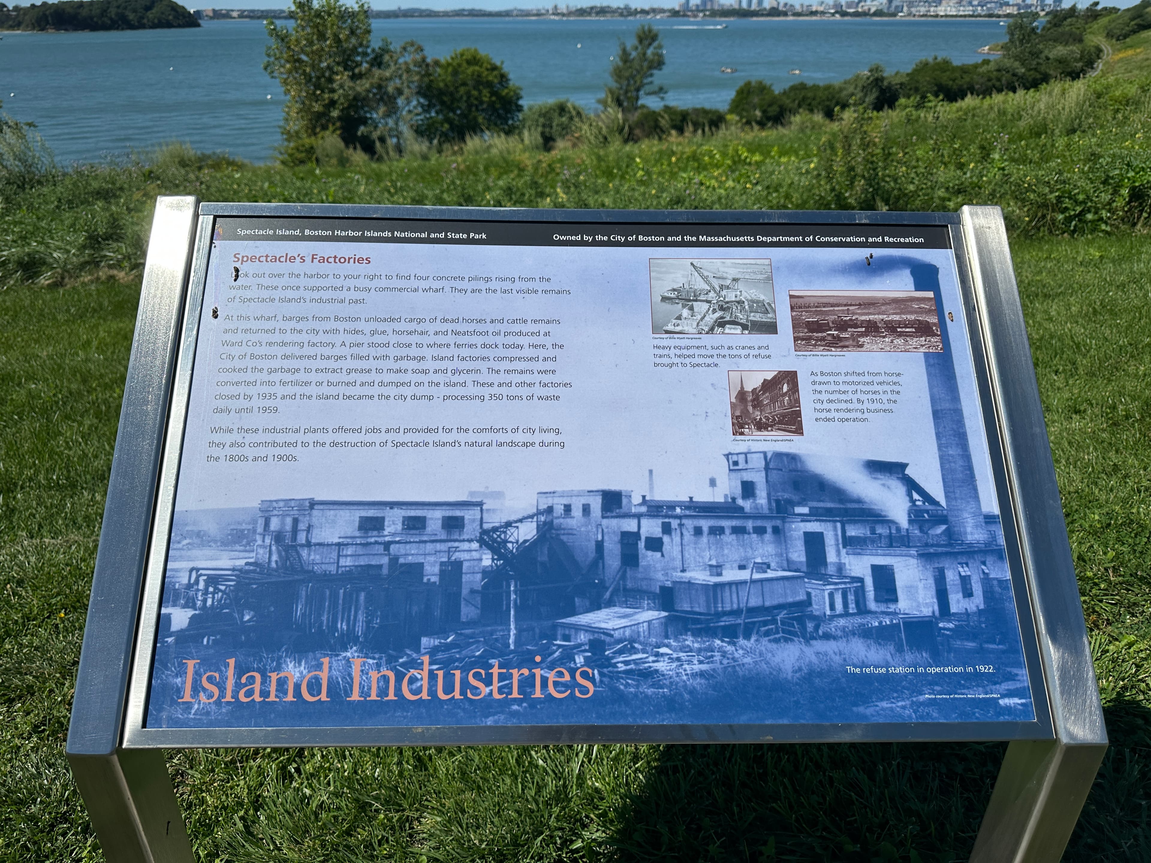 "Island Industries" Sign