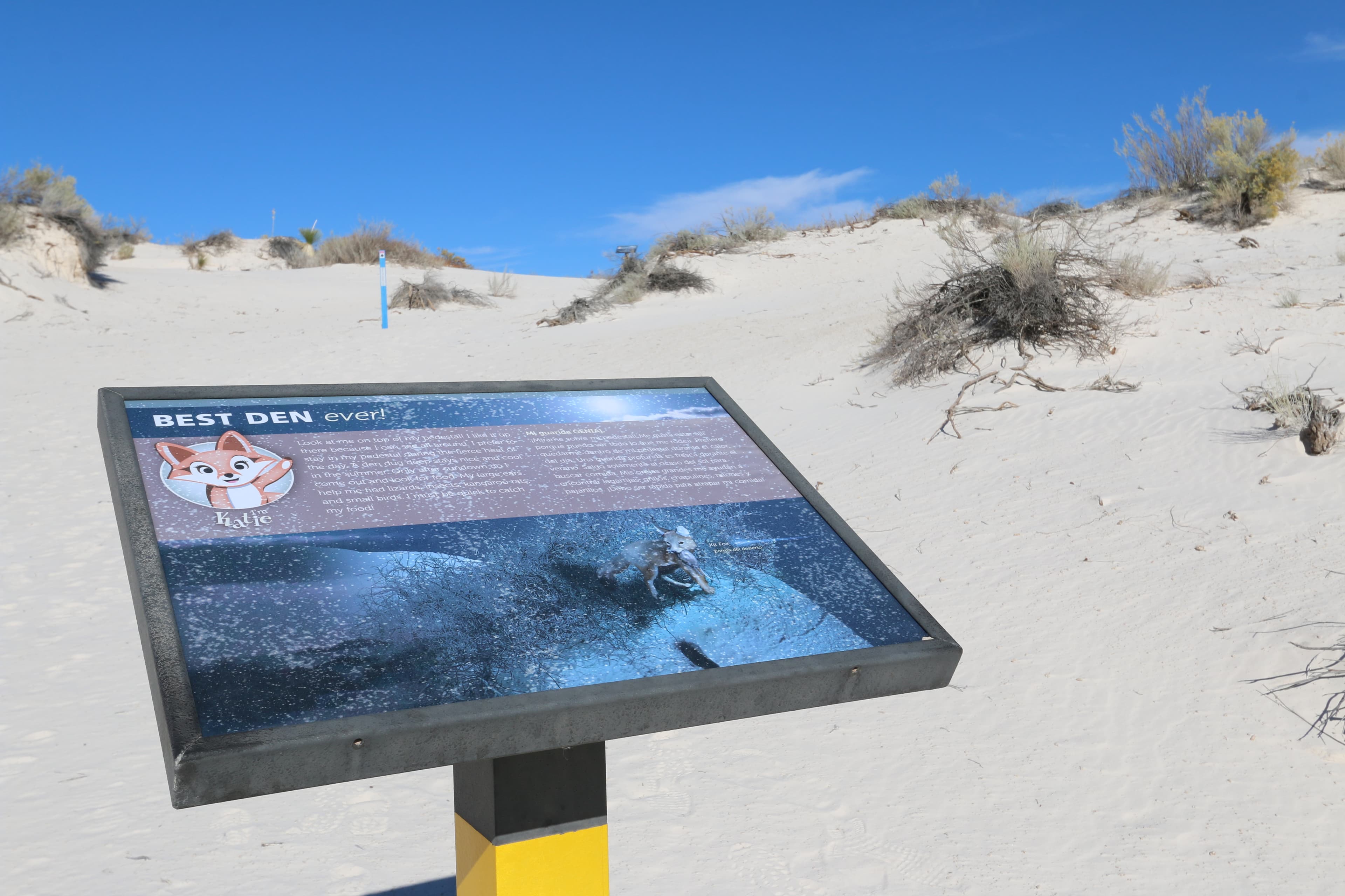 "Best Den Ever!" Interpretive Sign