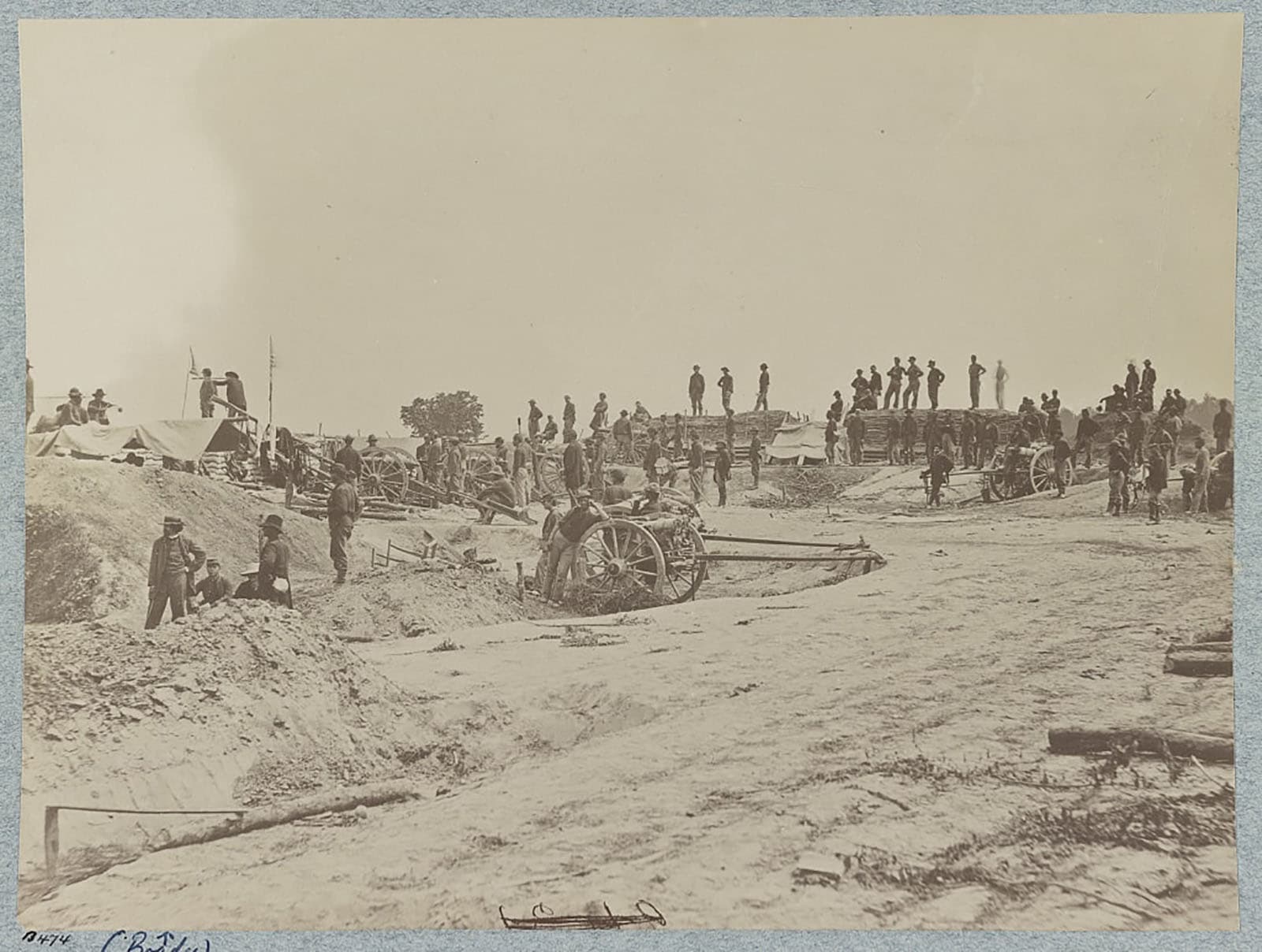 Confederate Battery 5 Petersburg