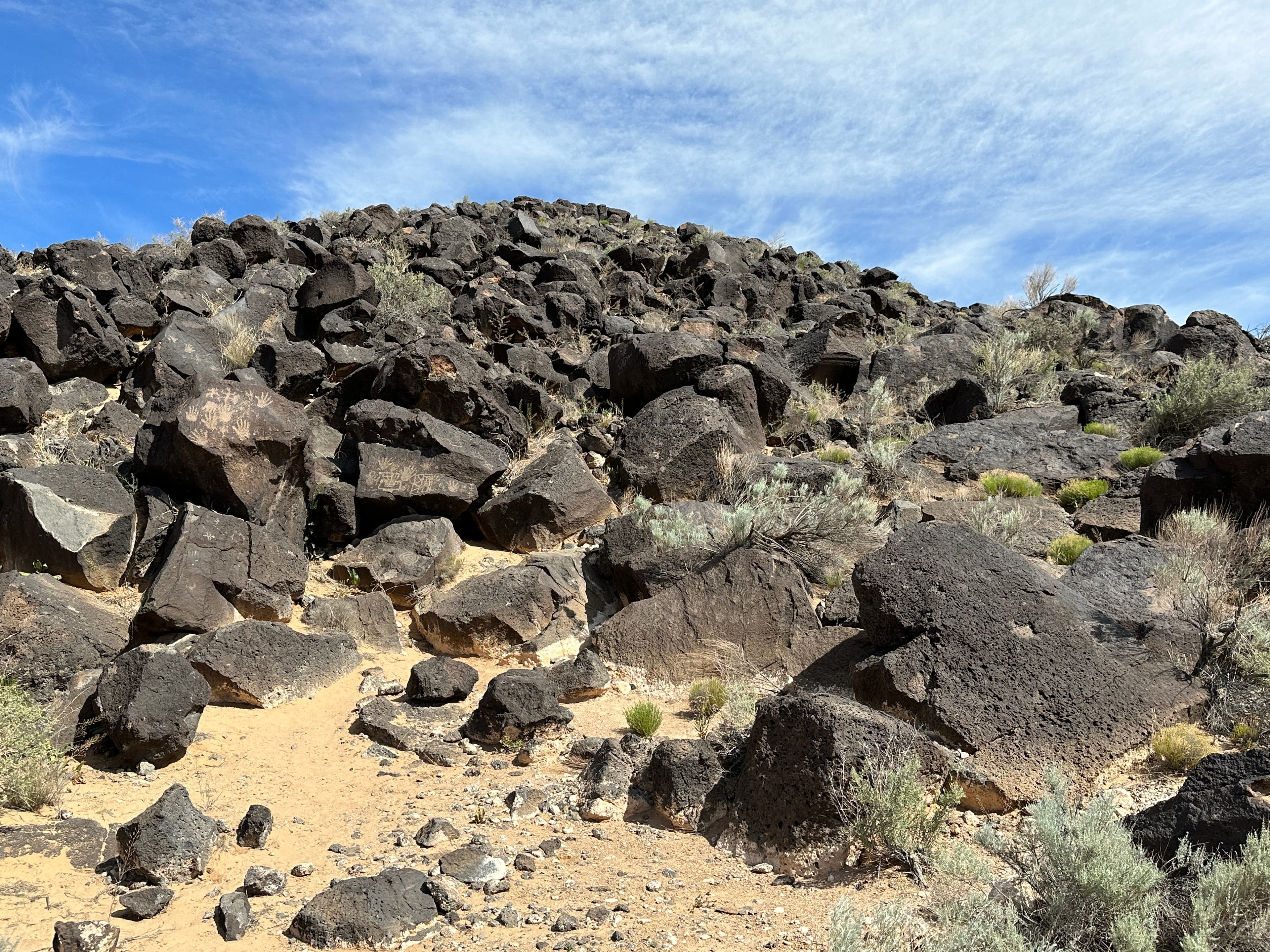 Piedras Marcadas Canyon Petroglyph Viewing Trail Stop 7