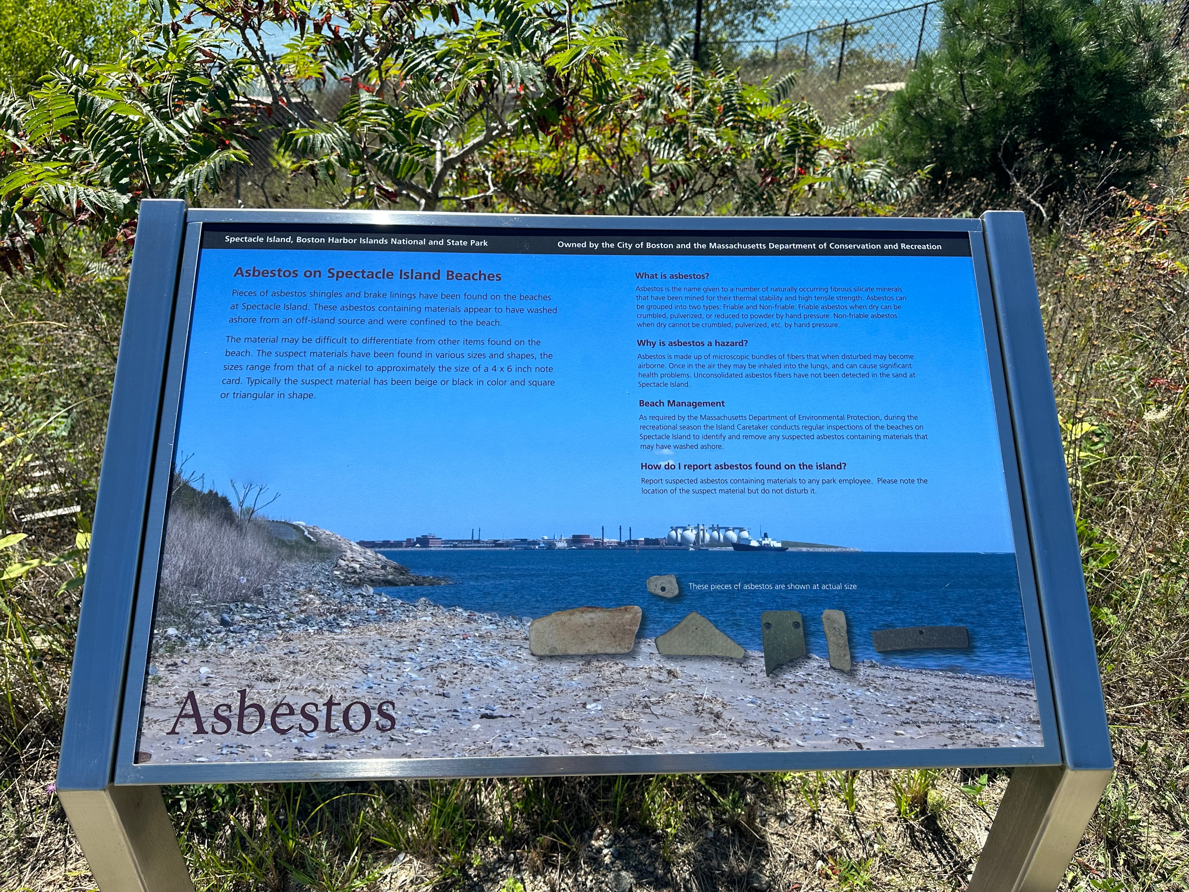 "Asbestos" Sign