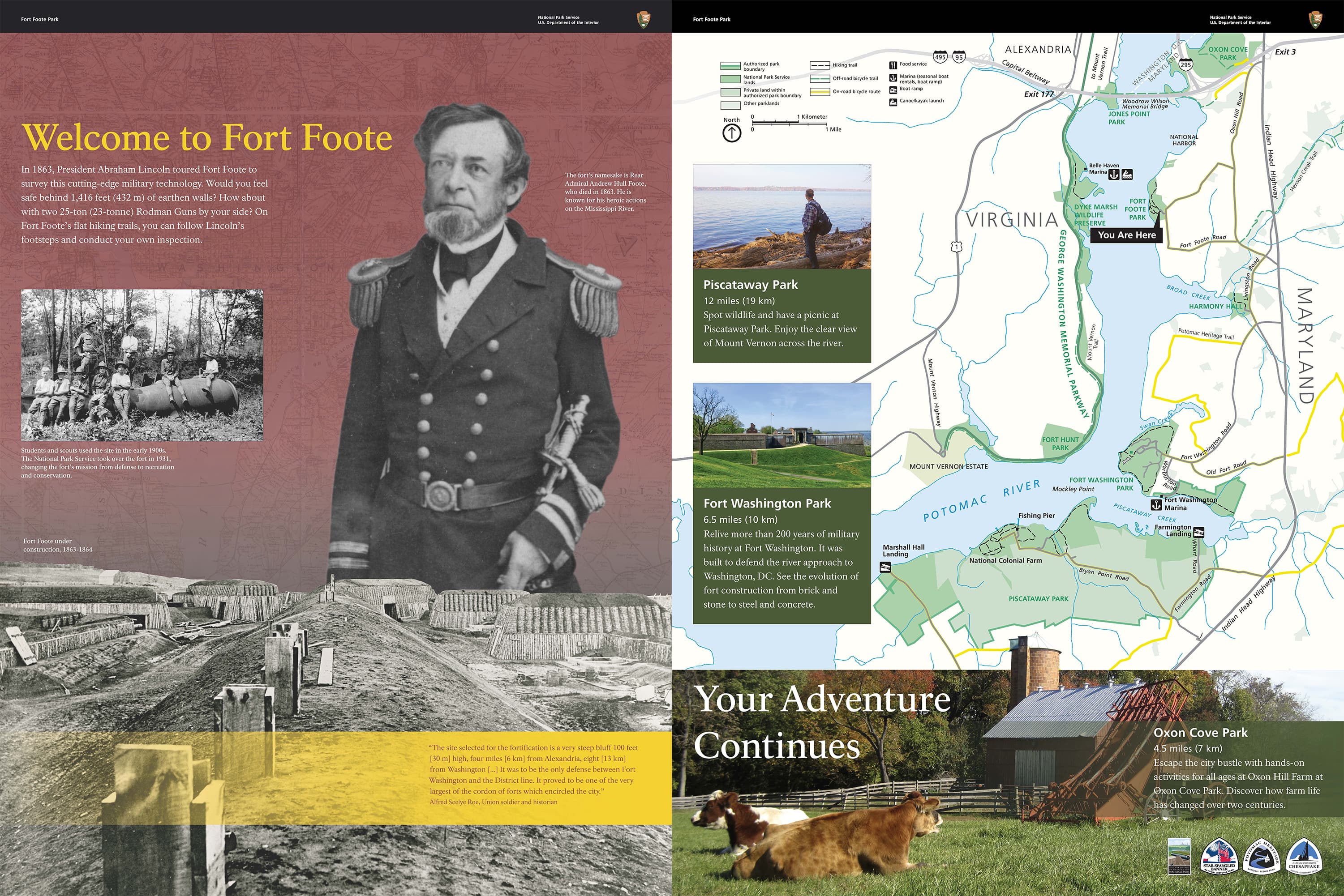 Interpretive Panel: Welcome to Fort Foote