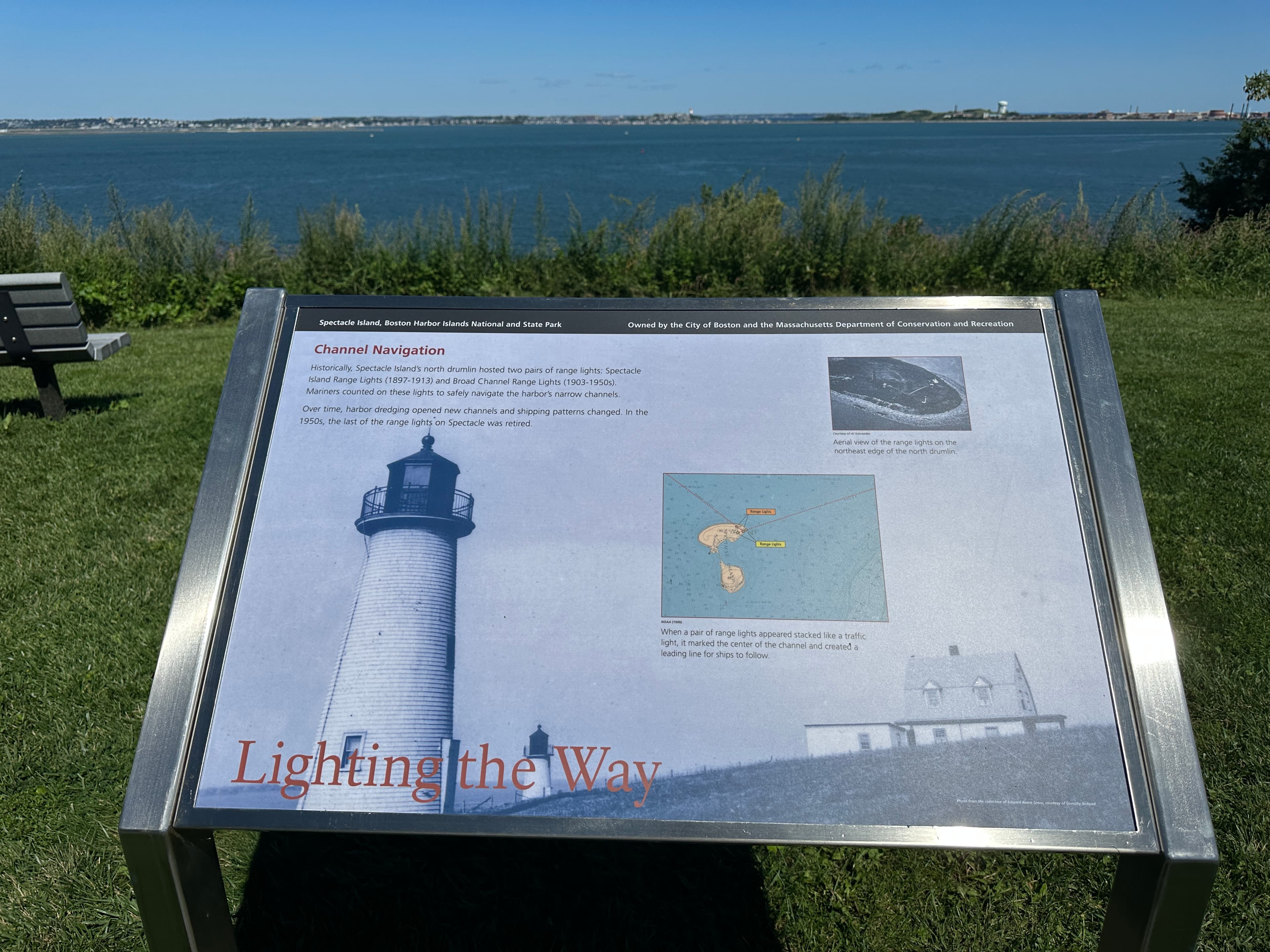"Lighting the Way" Sign