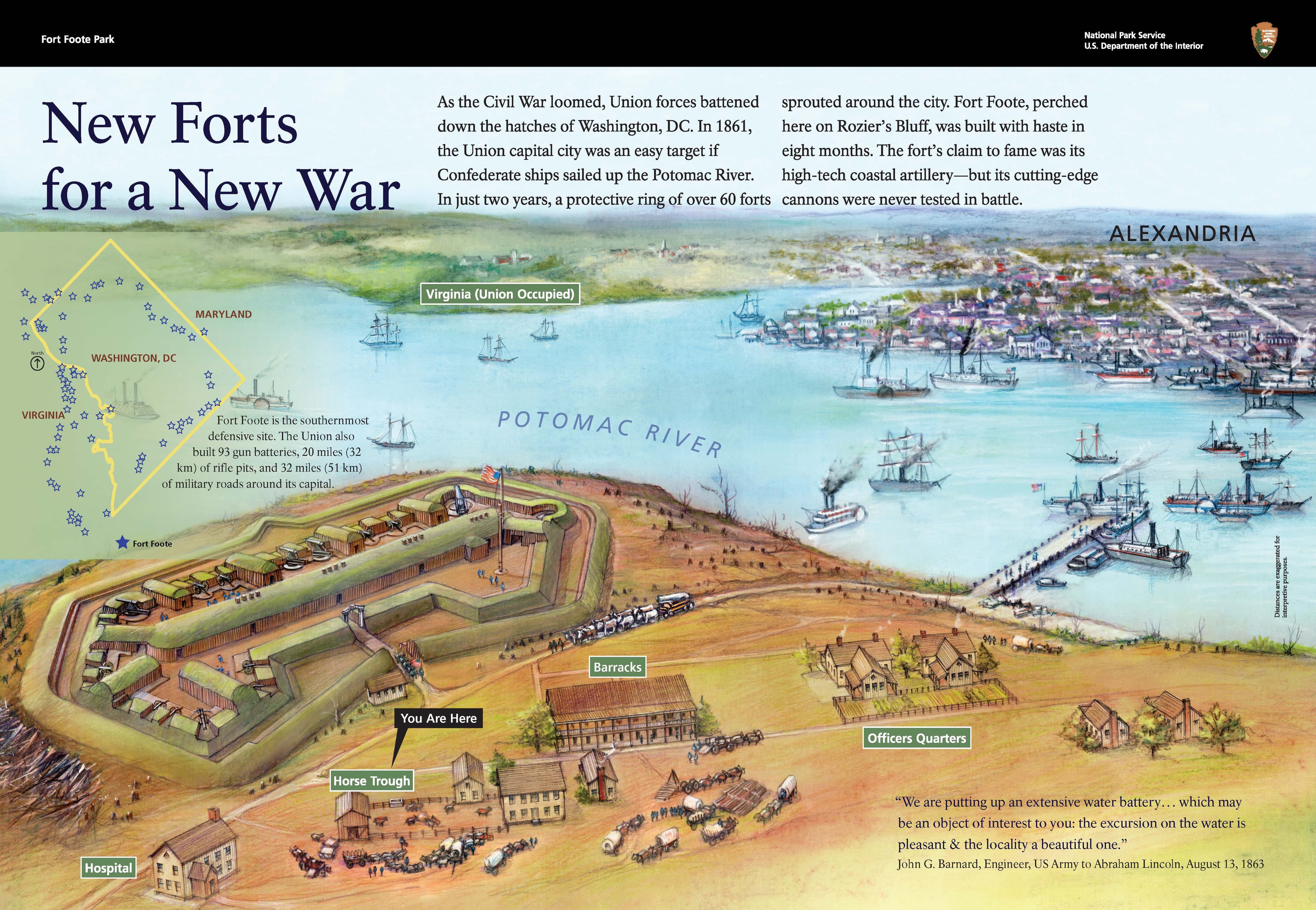 Interpretive Panel: New Forts for a New War