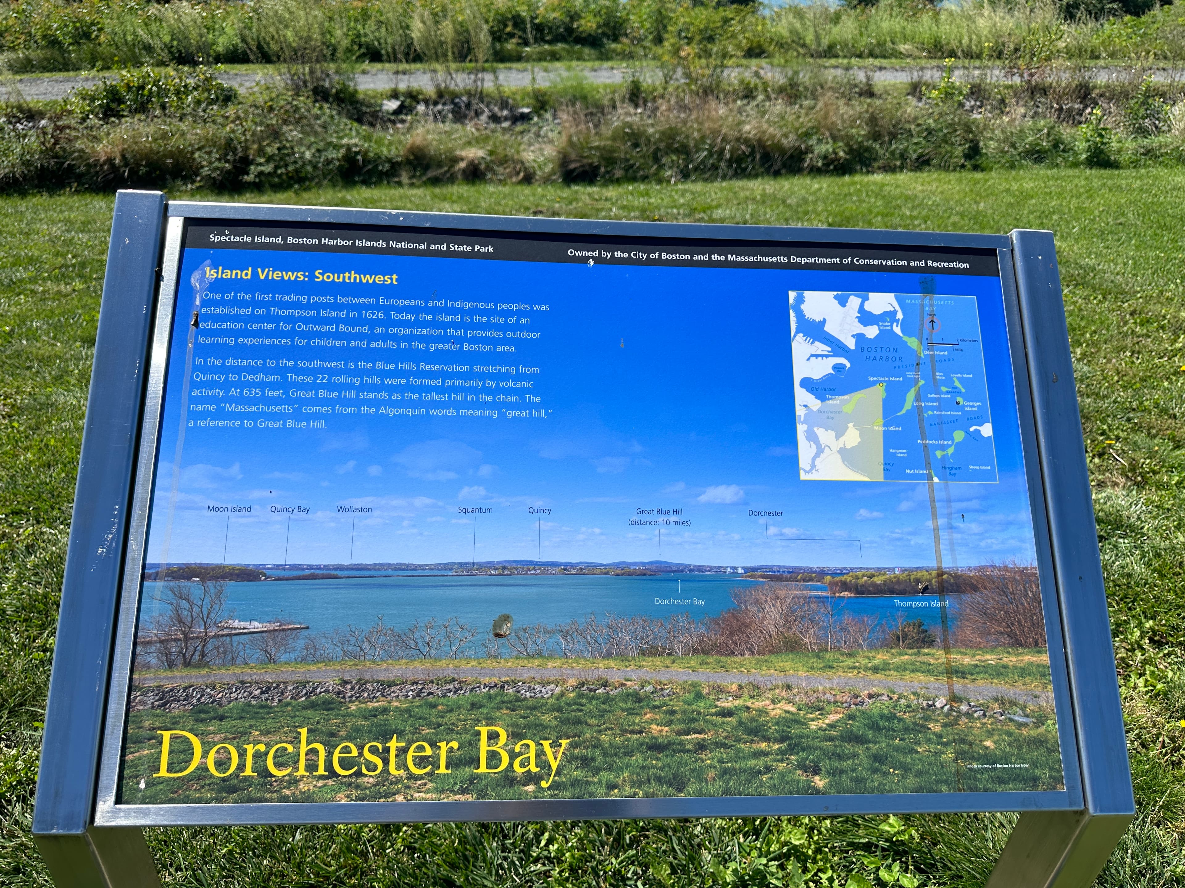 "Dorchester Bay" Sign