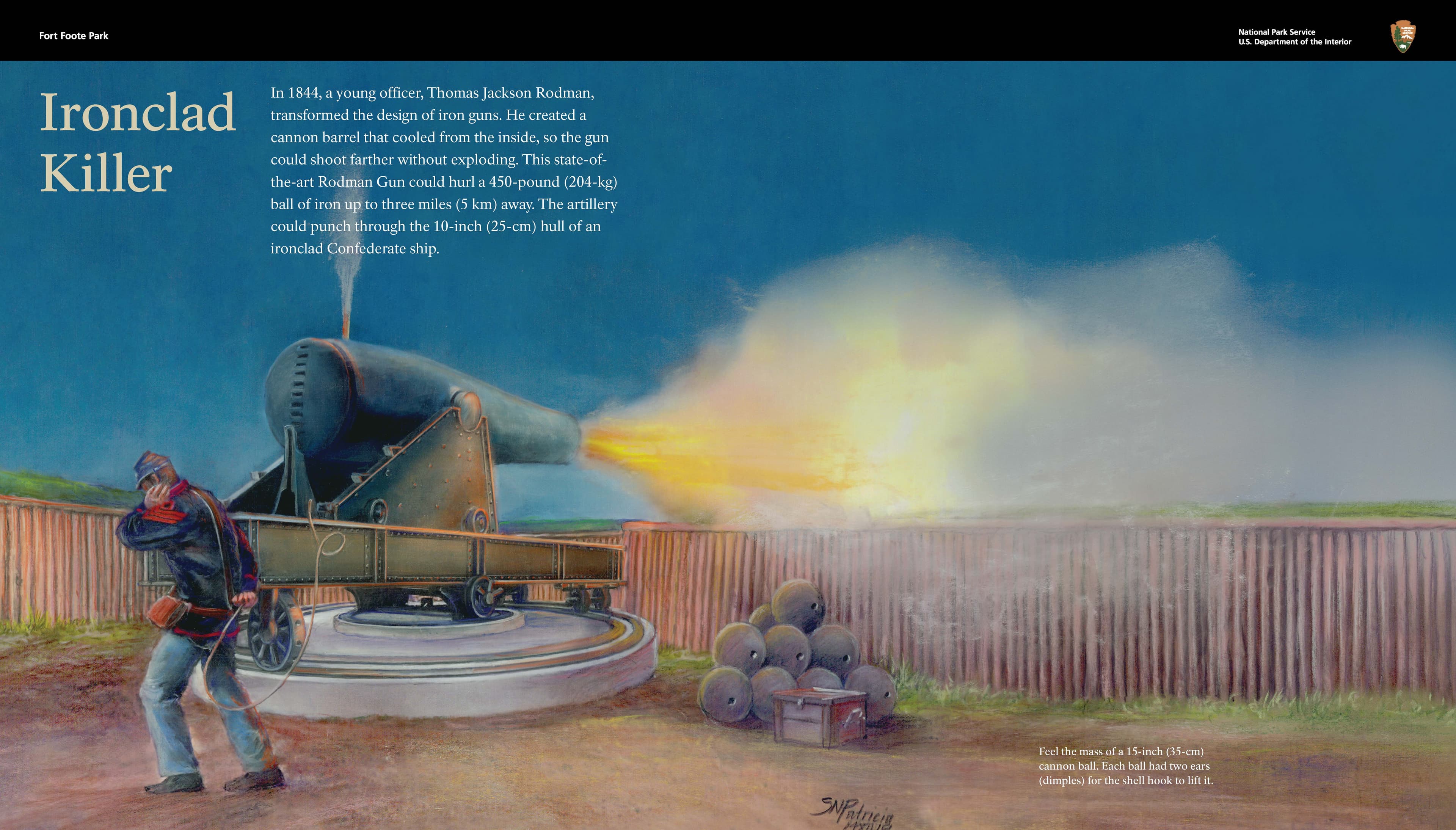 Interpretive Panel: Ironclad Killer