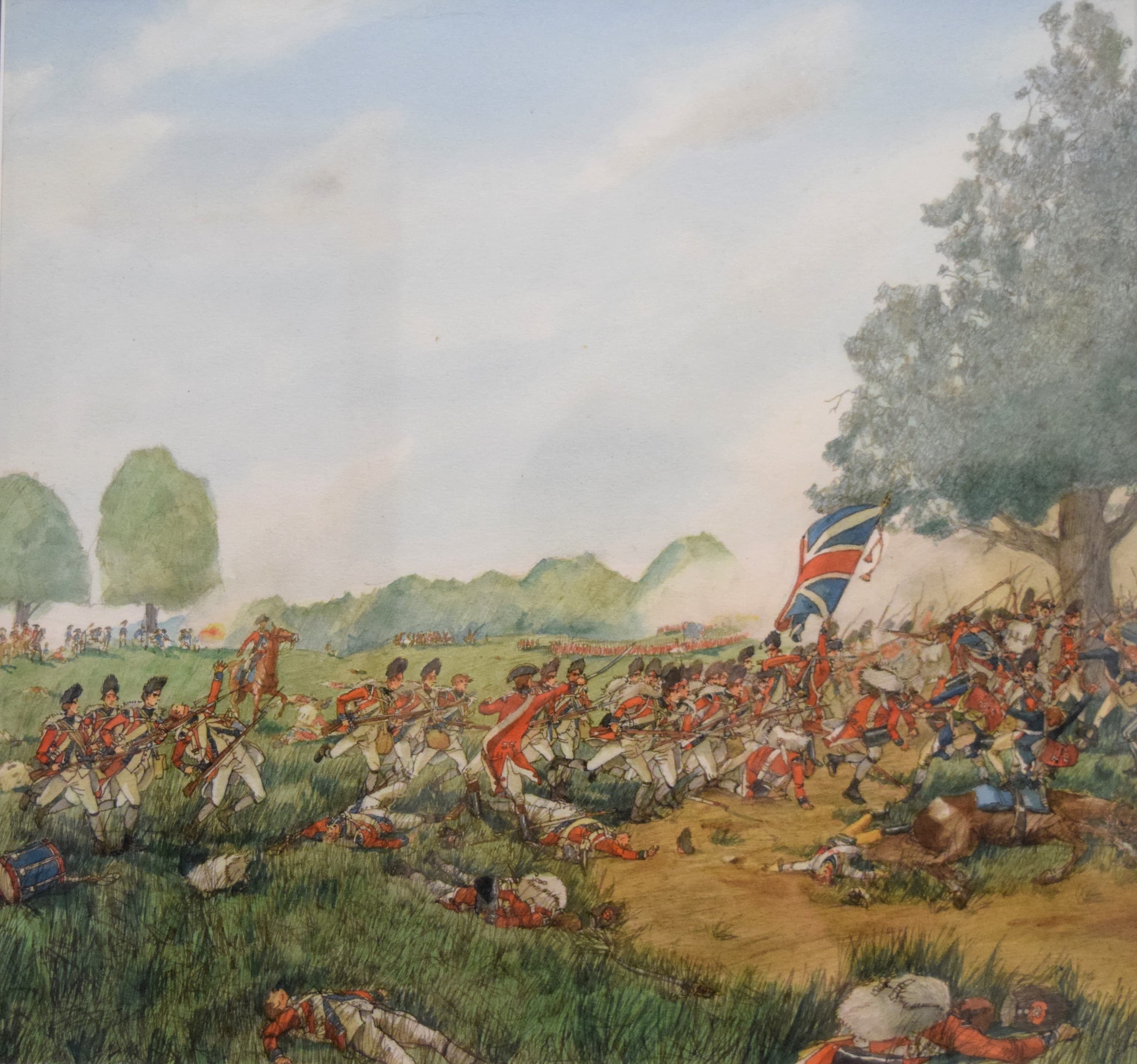 British Approach at Richland Creek