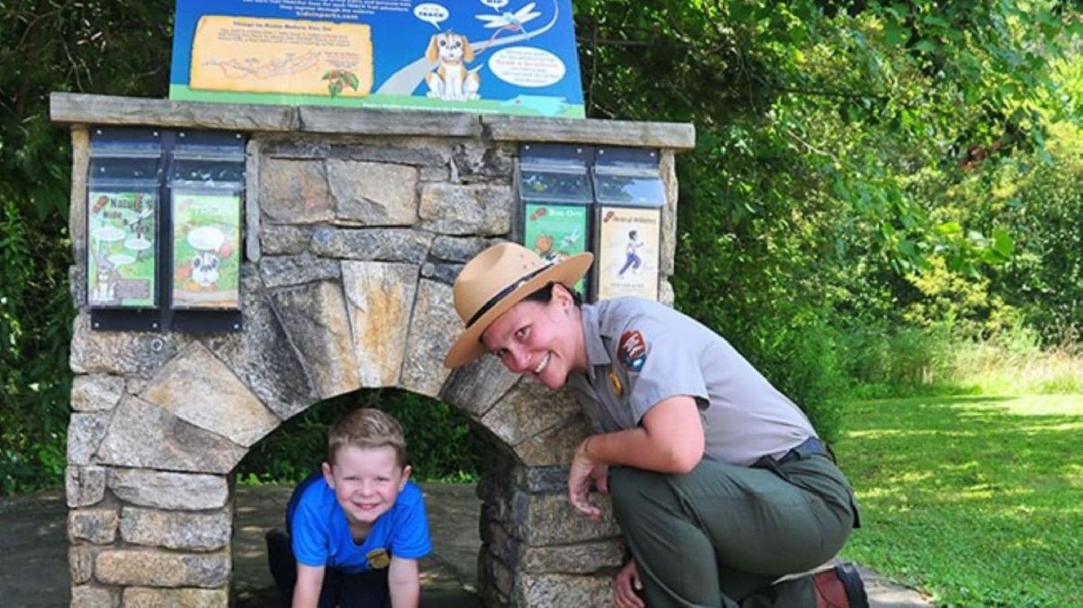 Blue Ridge Parkway Visitor Center TRACK Trail for Kids