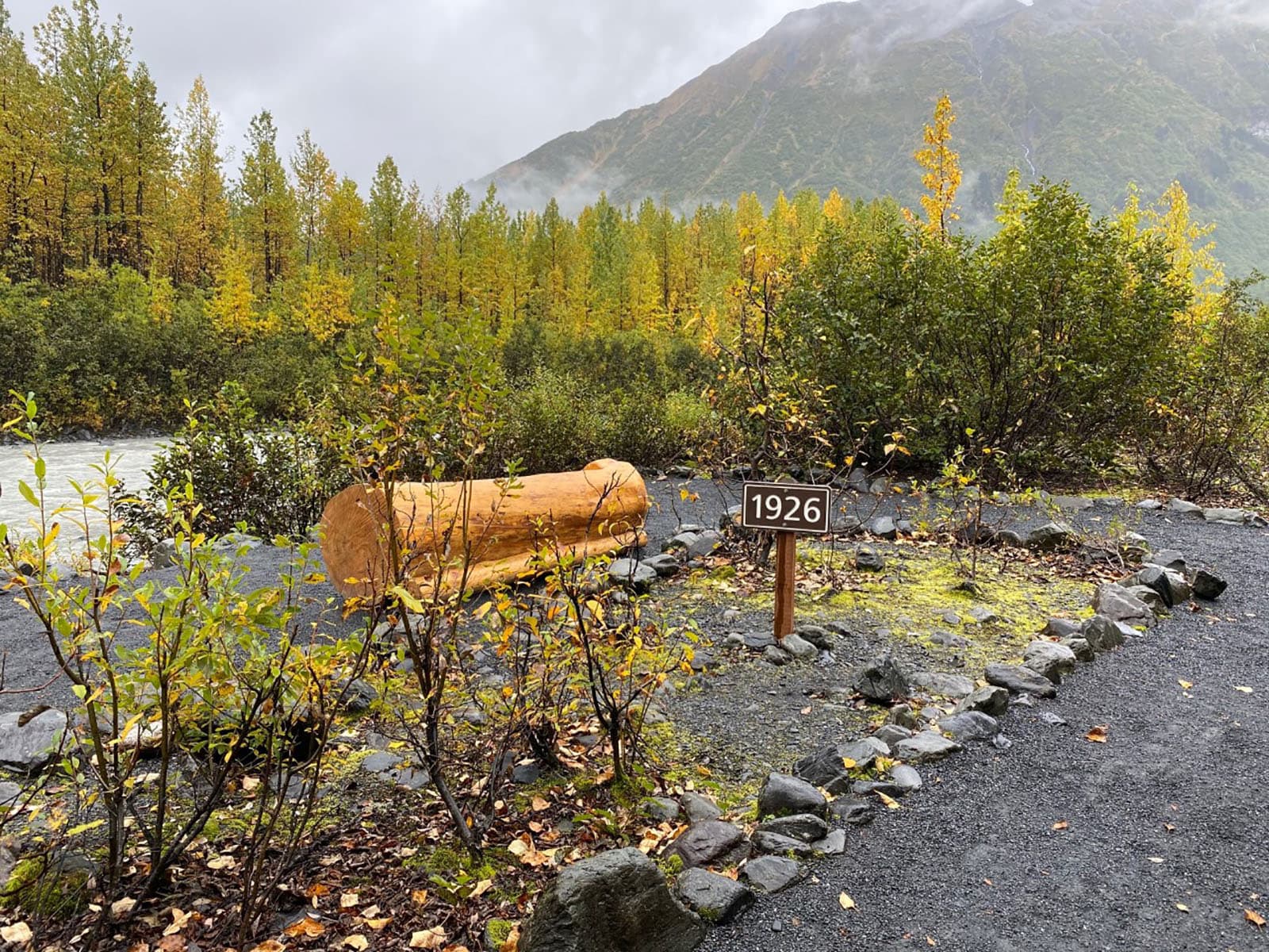 Exit Glacier 1926 sign
