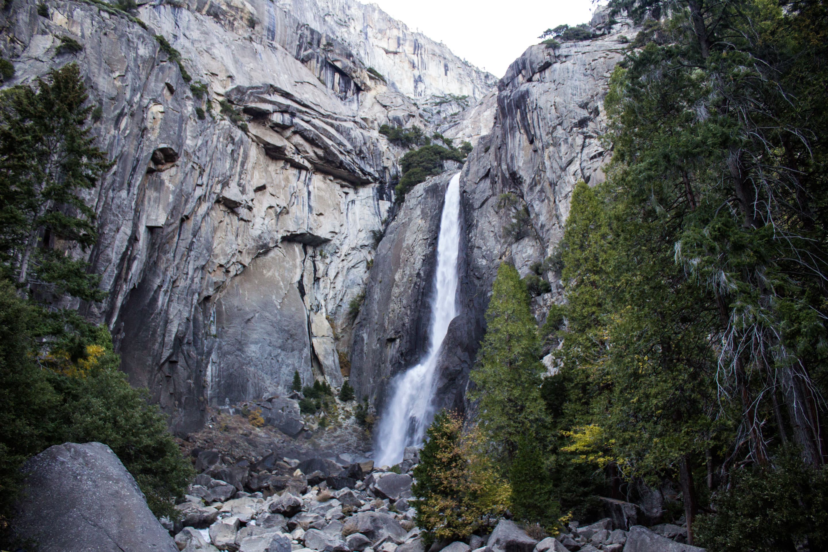 Lower Yosemite Fall Viewing Area