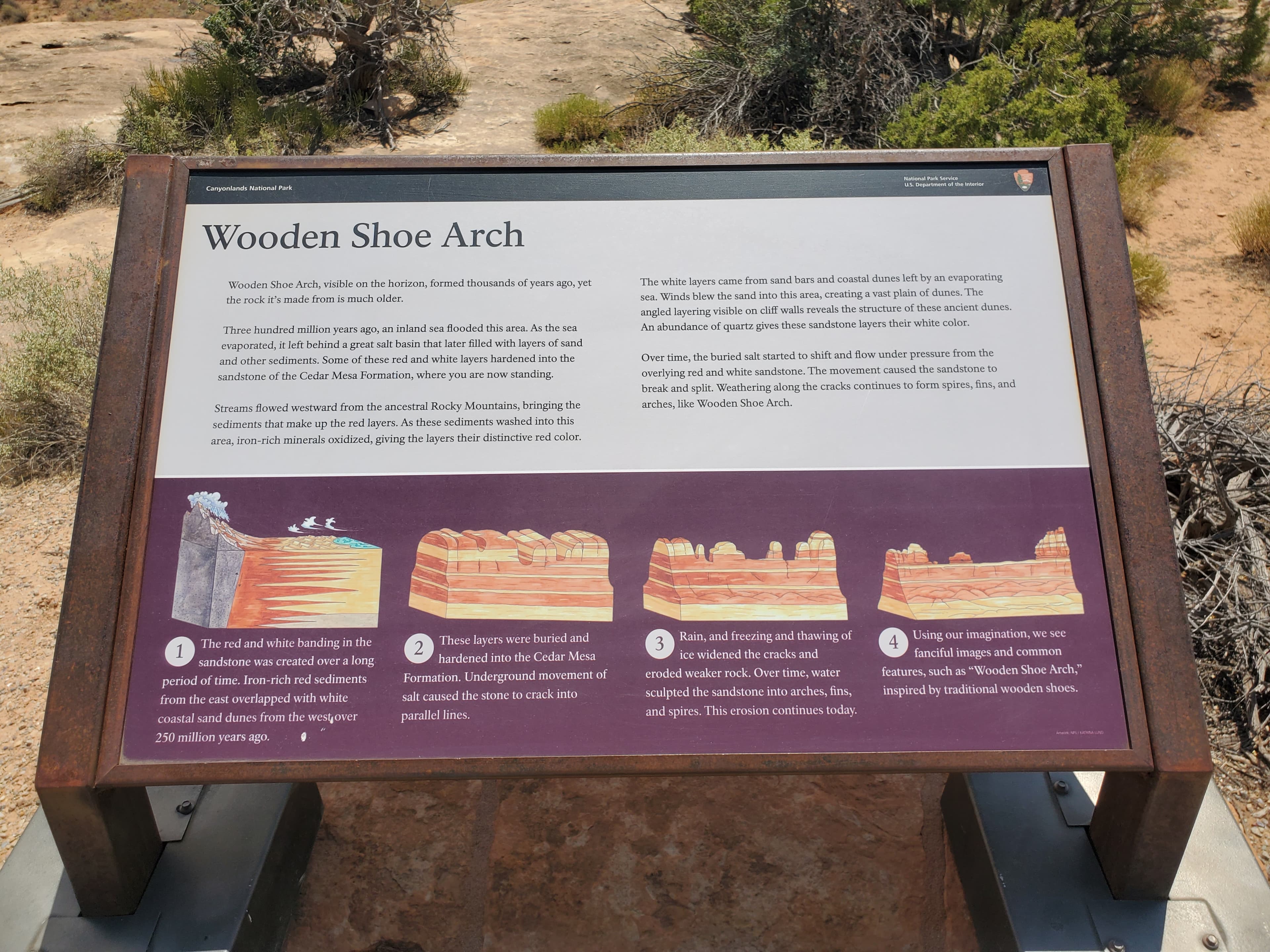Wooden Shoe Arch Overlook: Wooden Shoe Arch