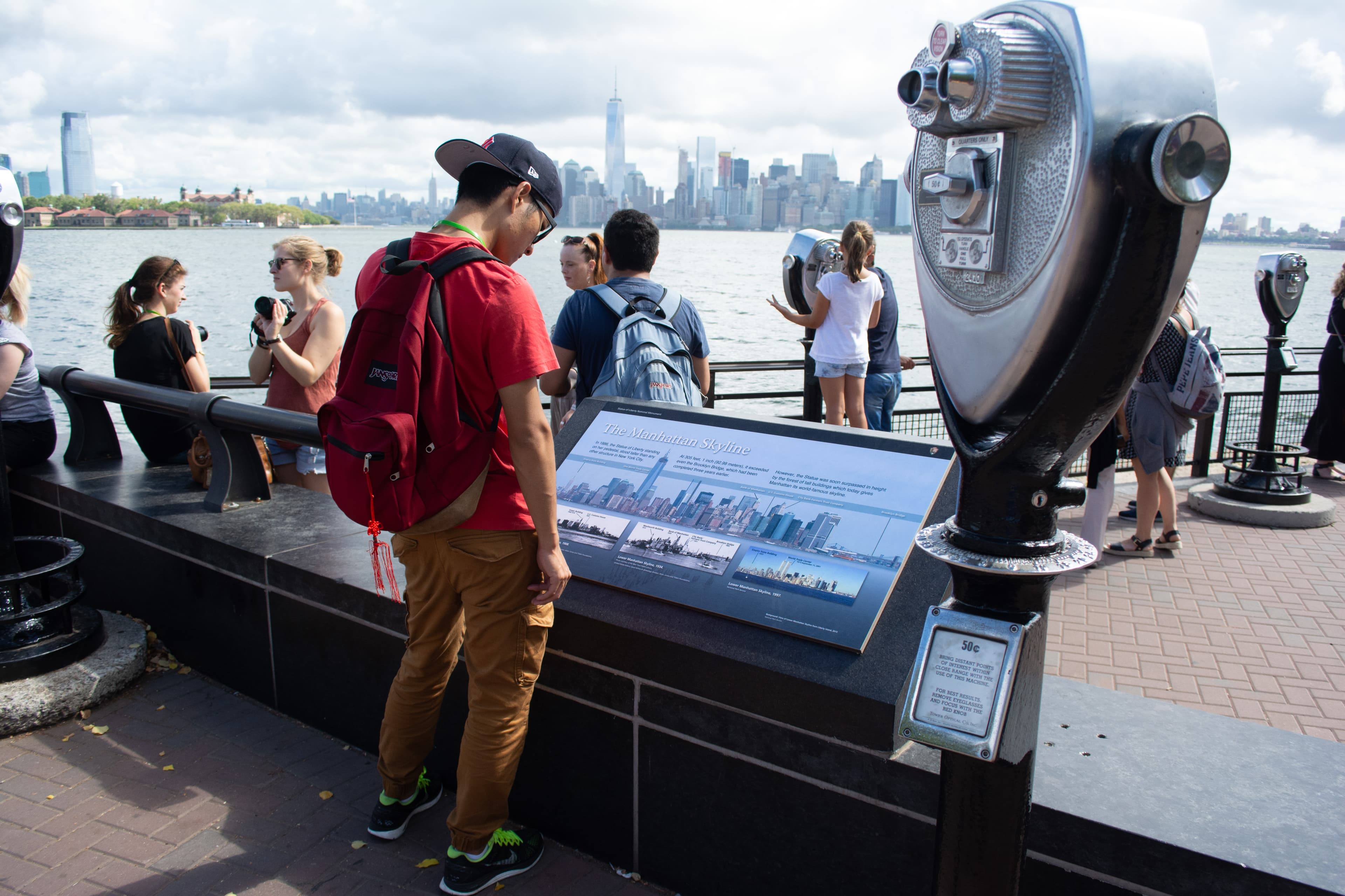 Viewing the Skyline from Liberty