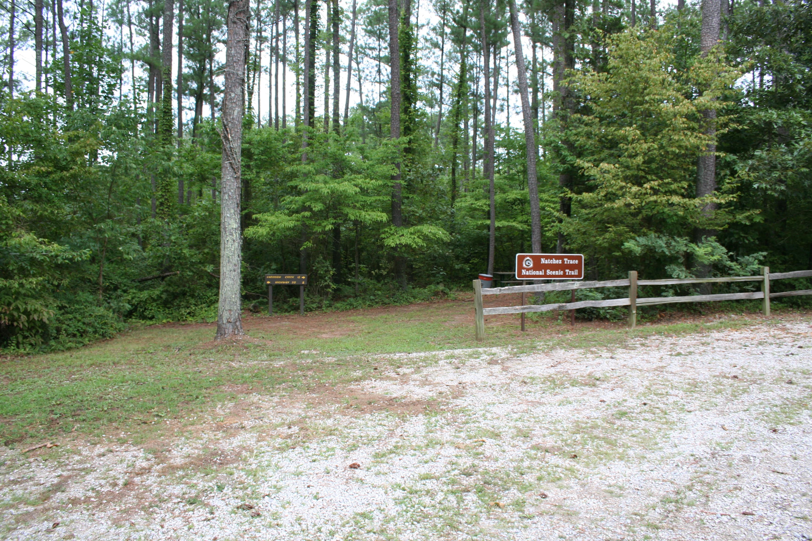 Fly Trailhead On The Highland Rim Section, Milepost 416