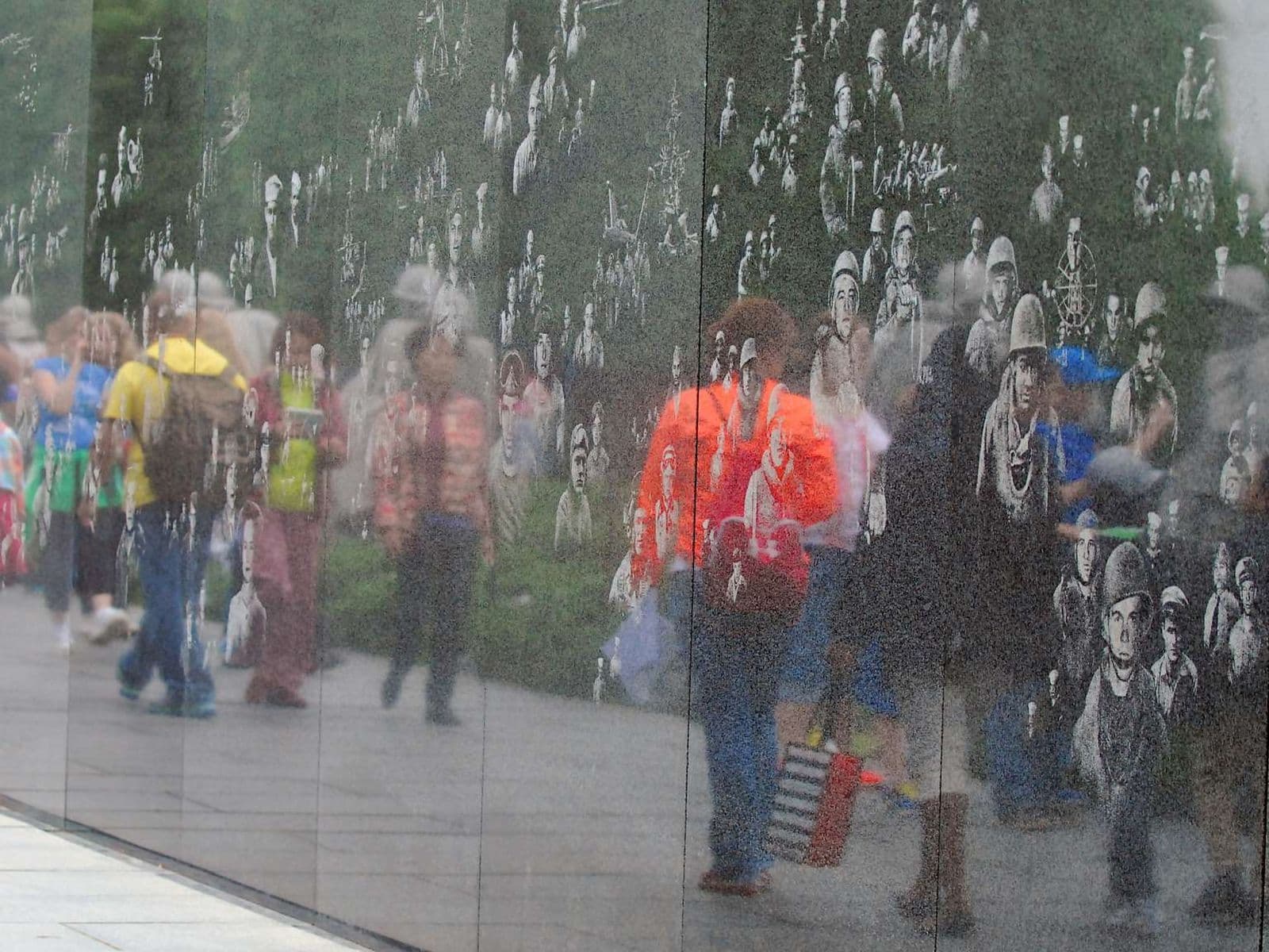 Korean War Veterans Memorial: Wall of Faces