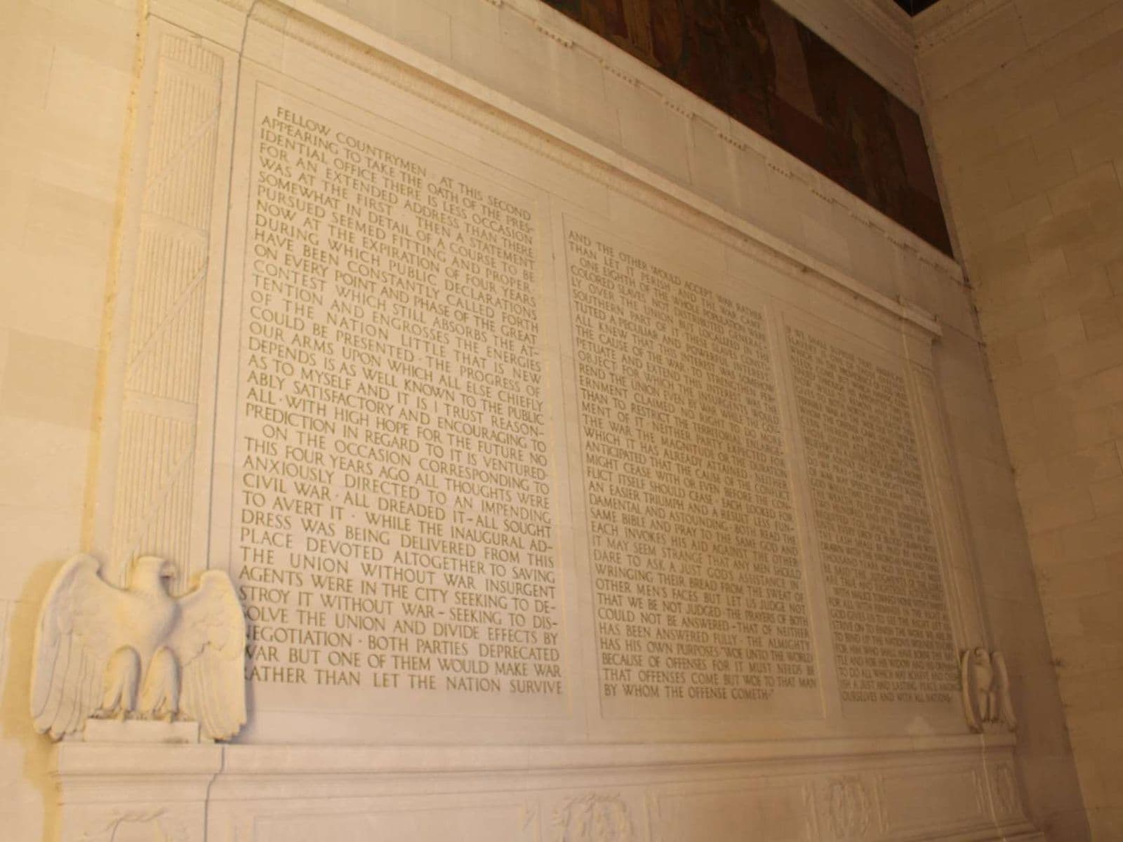 Lincoln Memorial: Unity & 2nd Inaugural Address