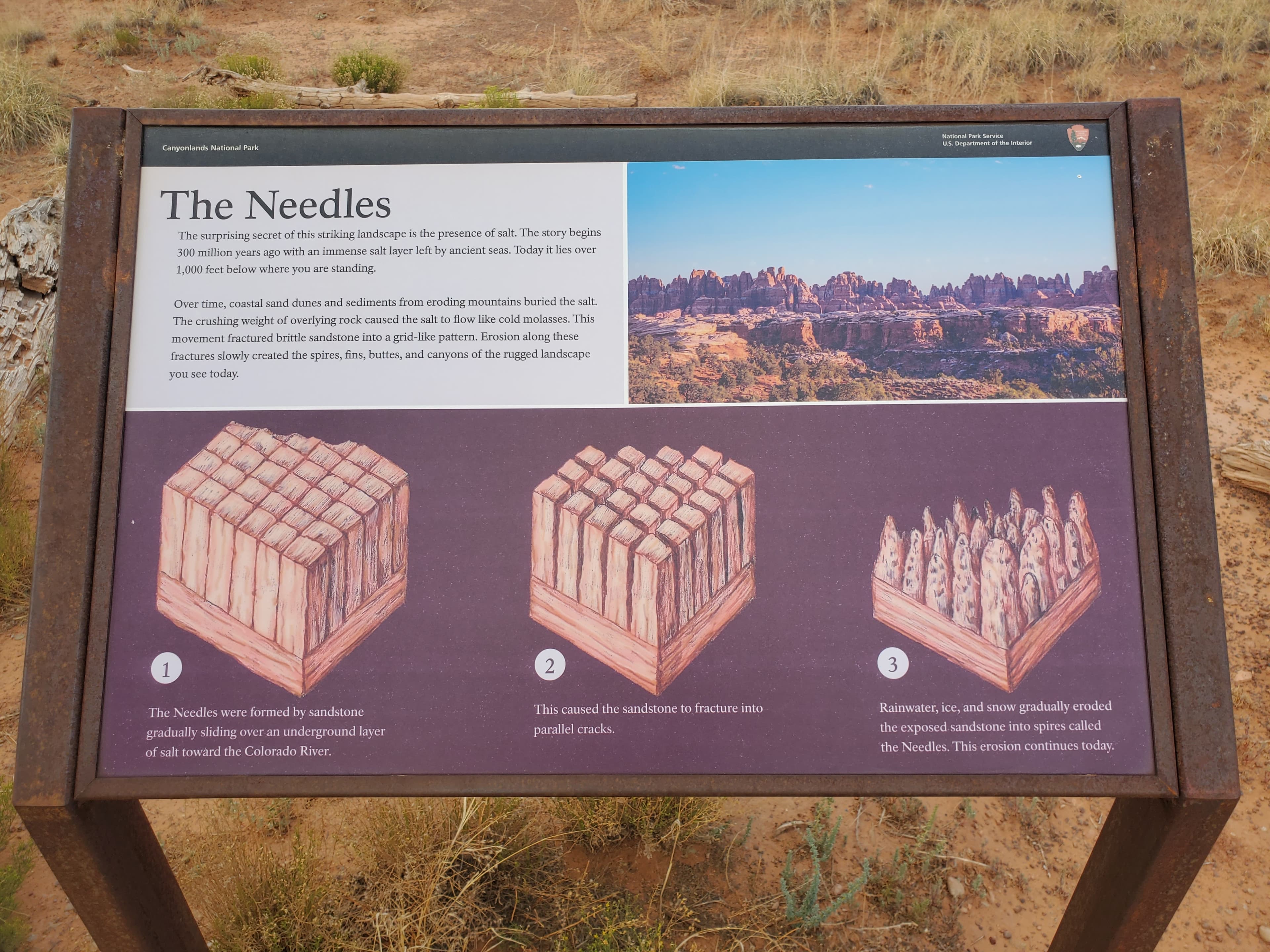 Elephant Hill Access Road: The Needles