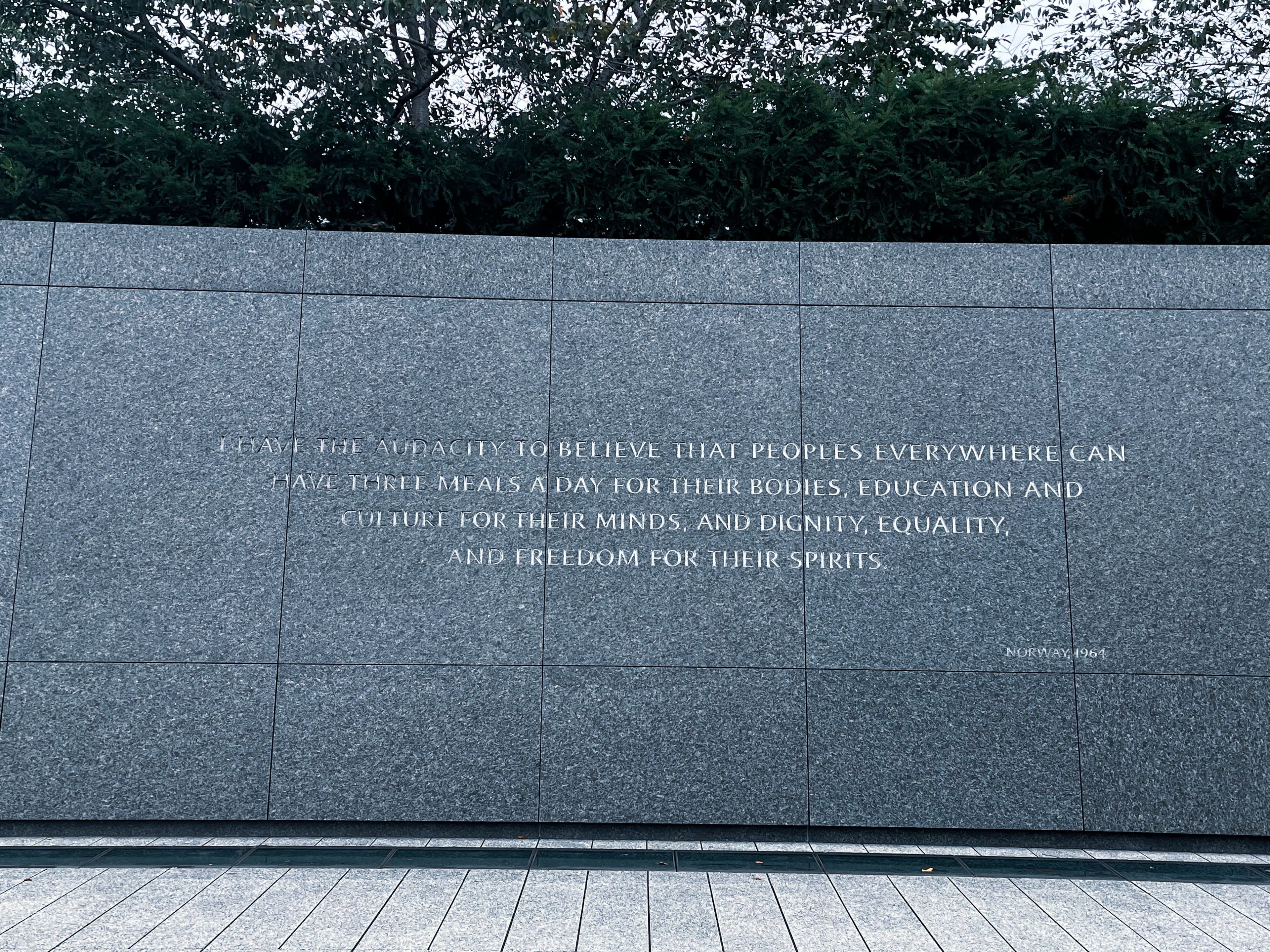 Quote from “Nobel Peace Prize Acceptance” Speech