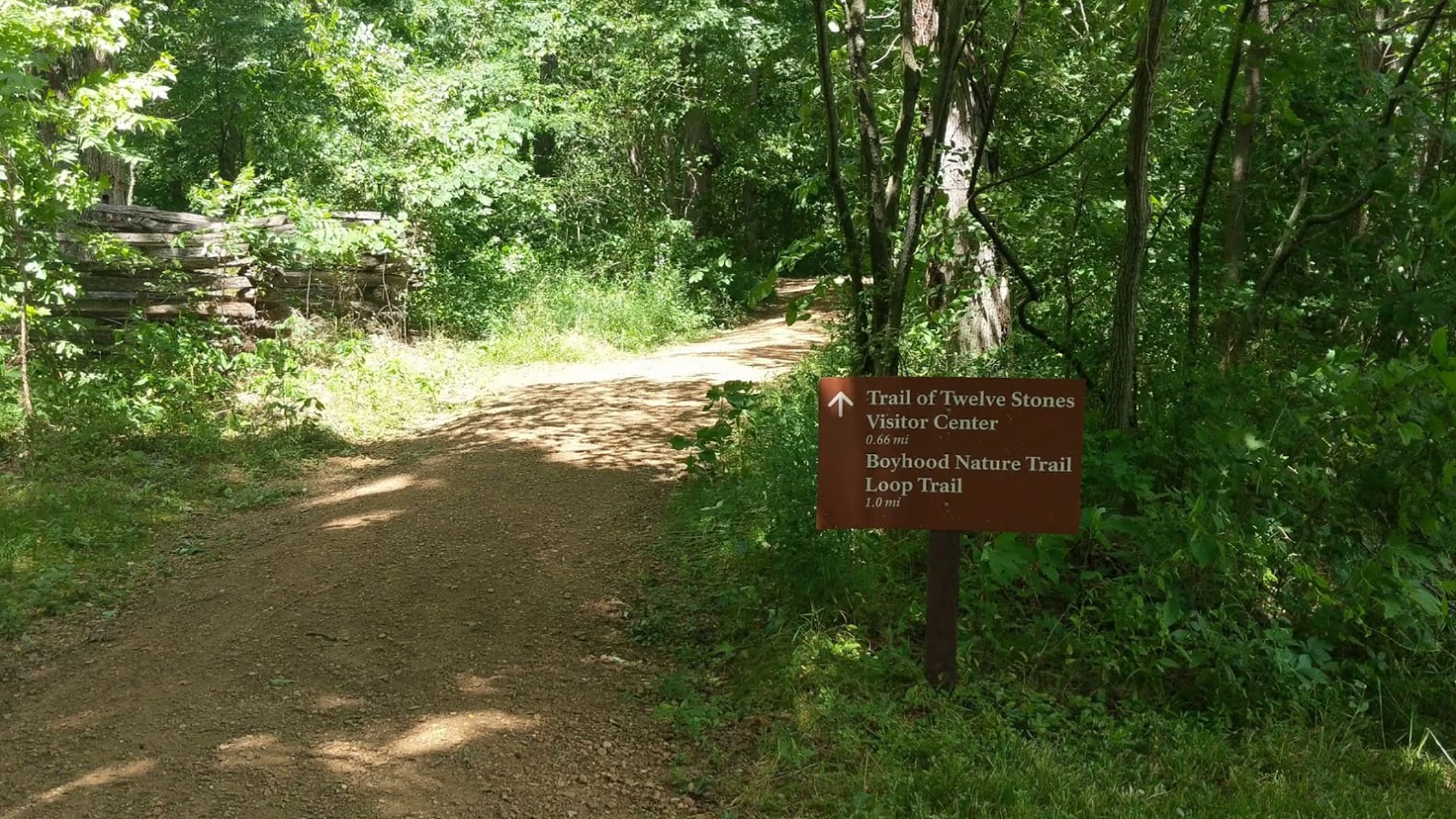 Trail of Twelve Stones Trailhead