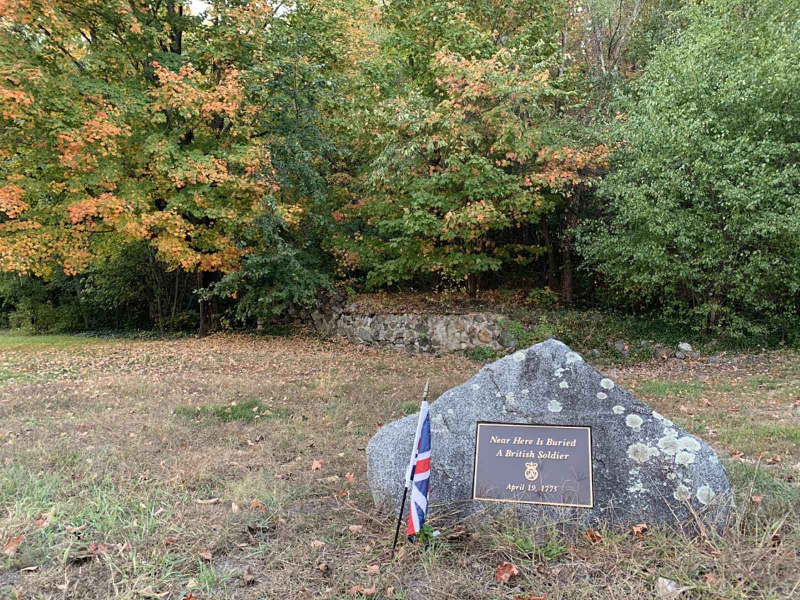 British Grave at Meriam's Corner