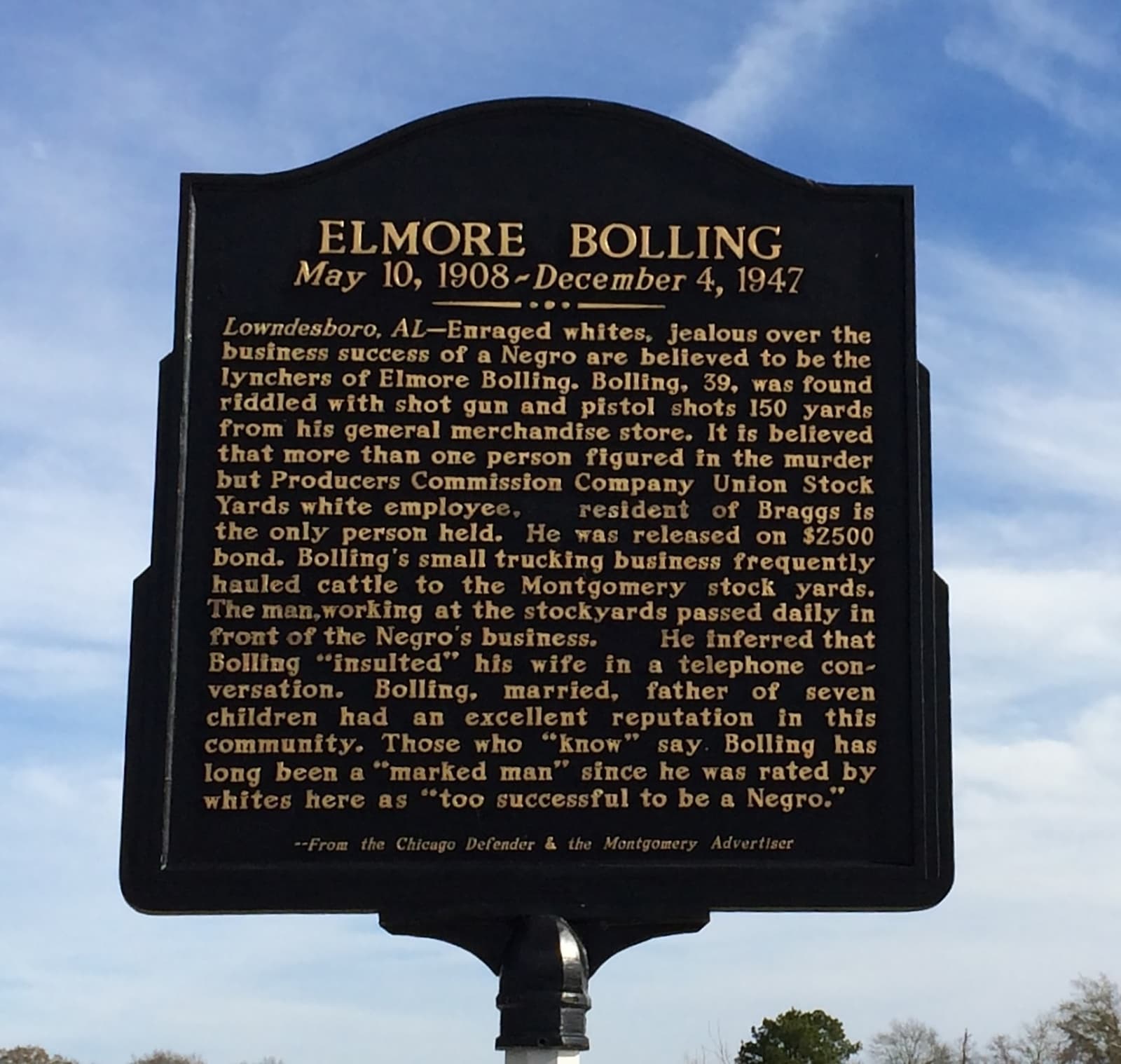 Elmore Bolling Marker