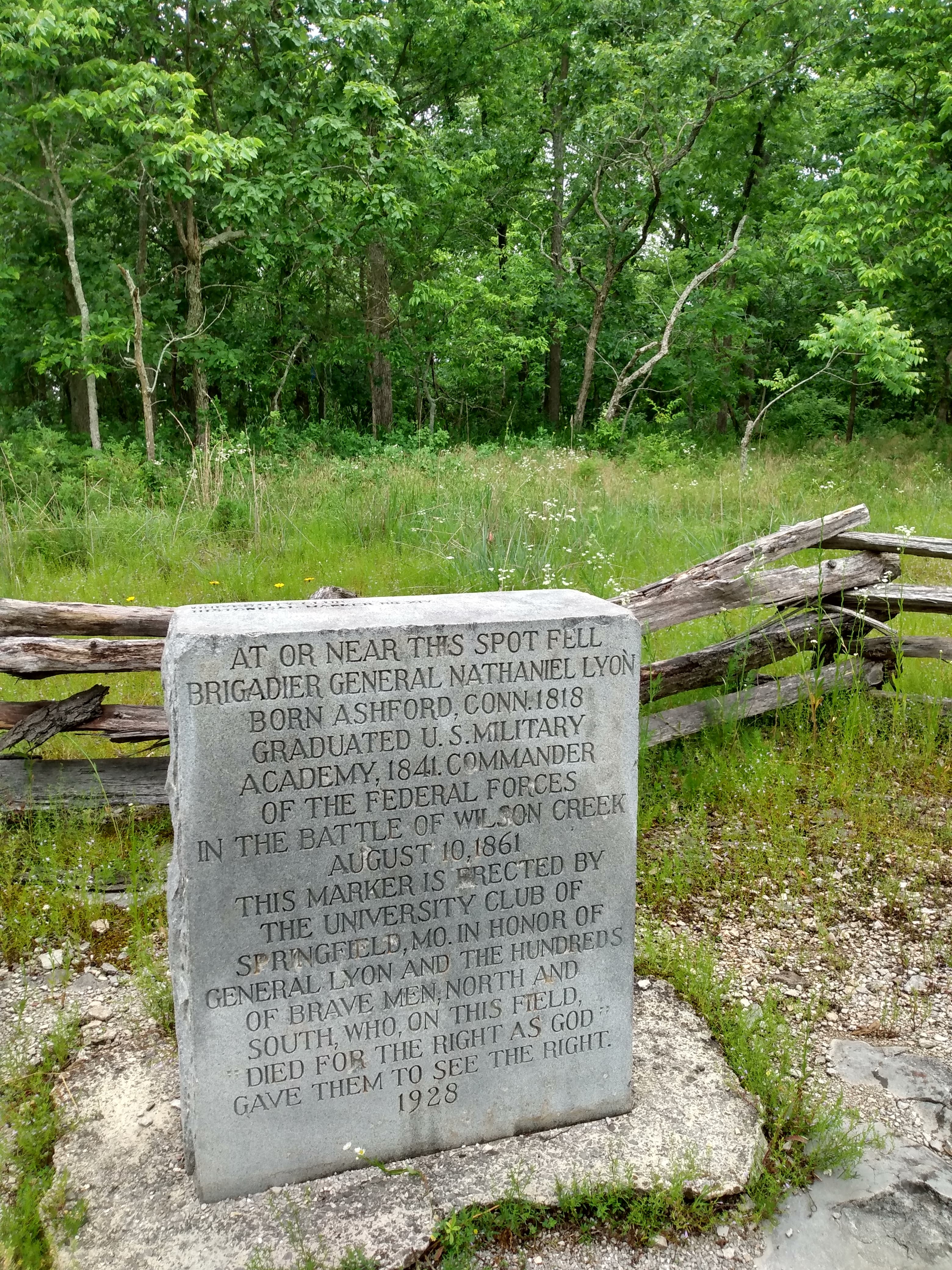Lyon Marker on Bloody Hill
