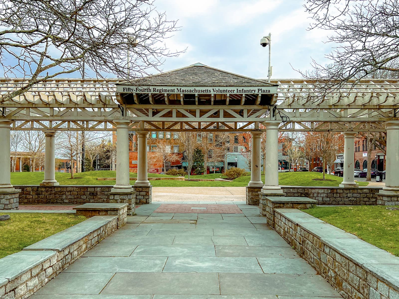 54th Regiment Massachusetts Volunteer Infantry Plaza