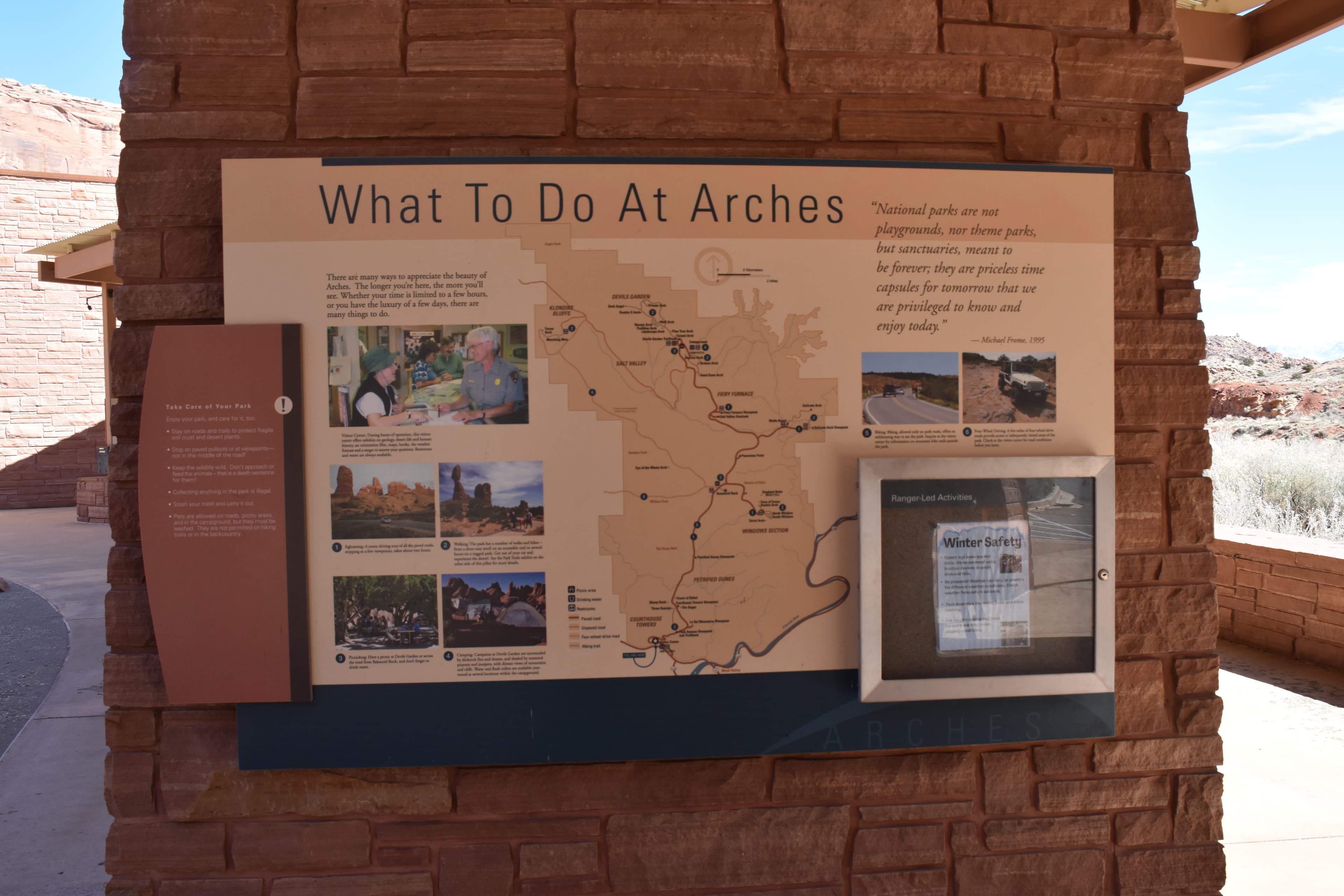 Arches Visitor Center Exterior Zone 3